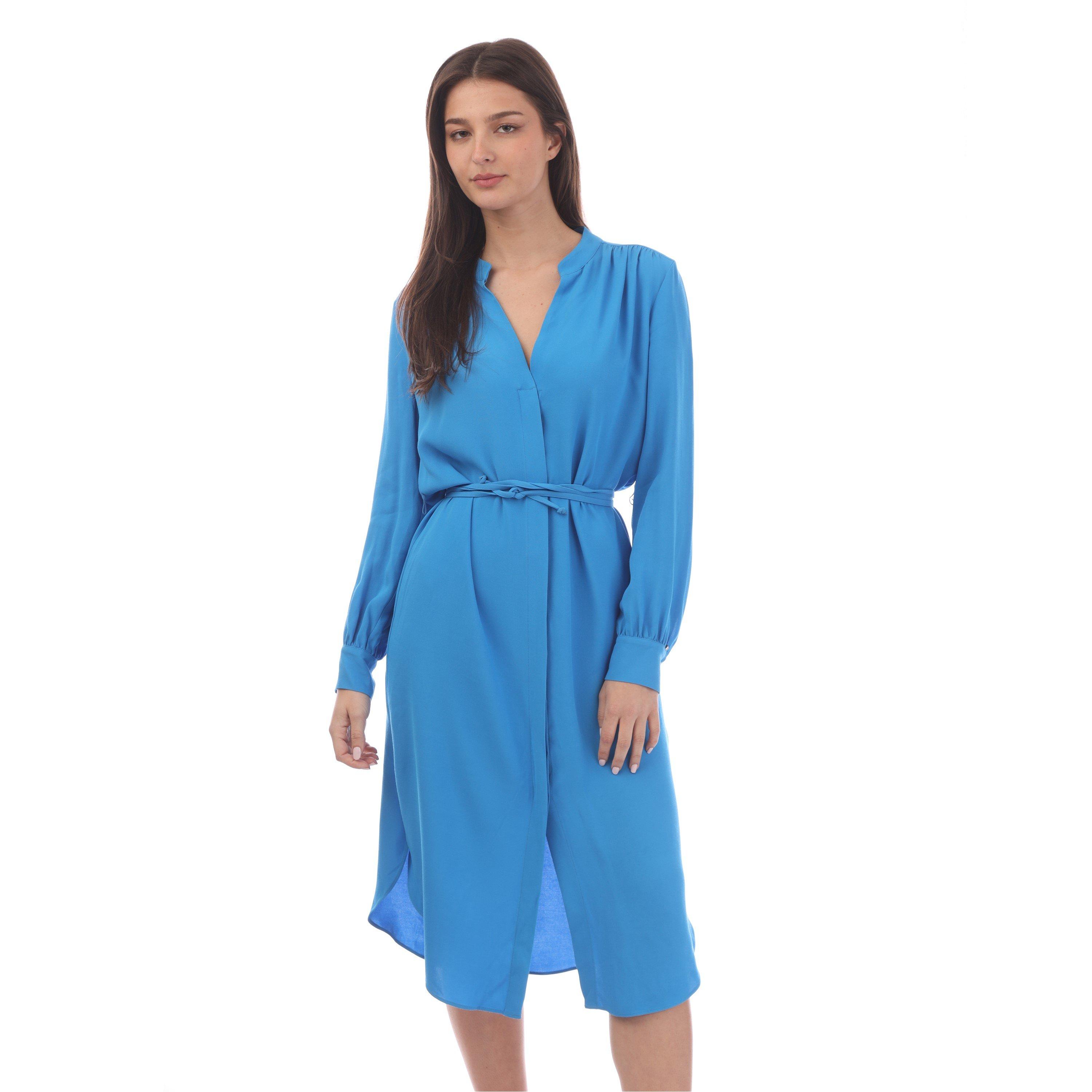 Boss Women's Dibanorah Wrap Dress - Bright Blue - 18 (XXXL)