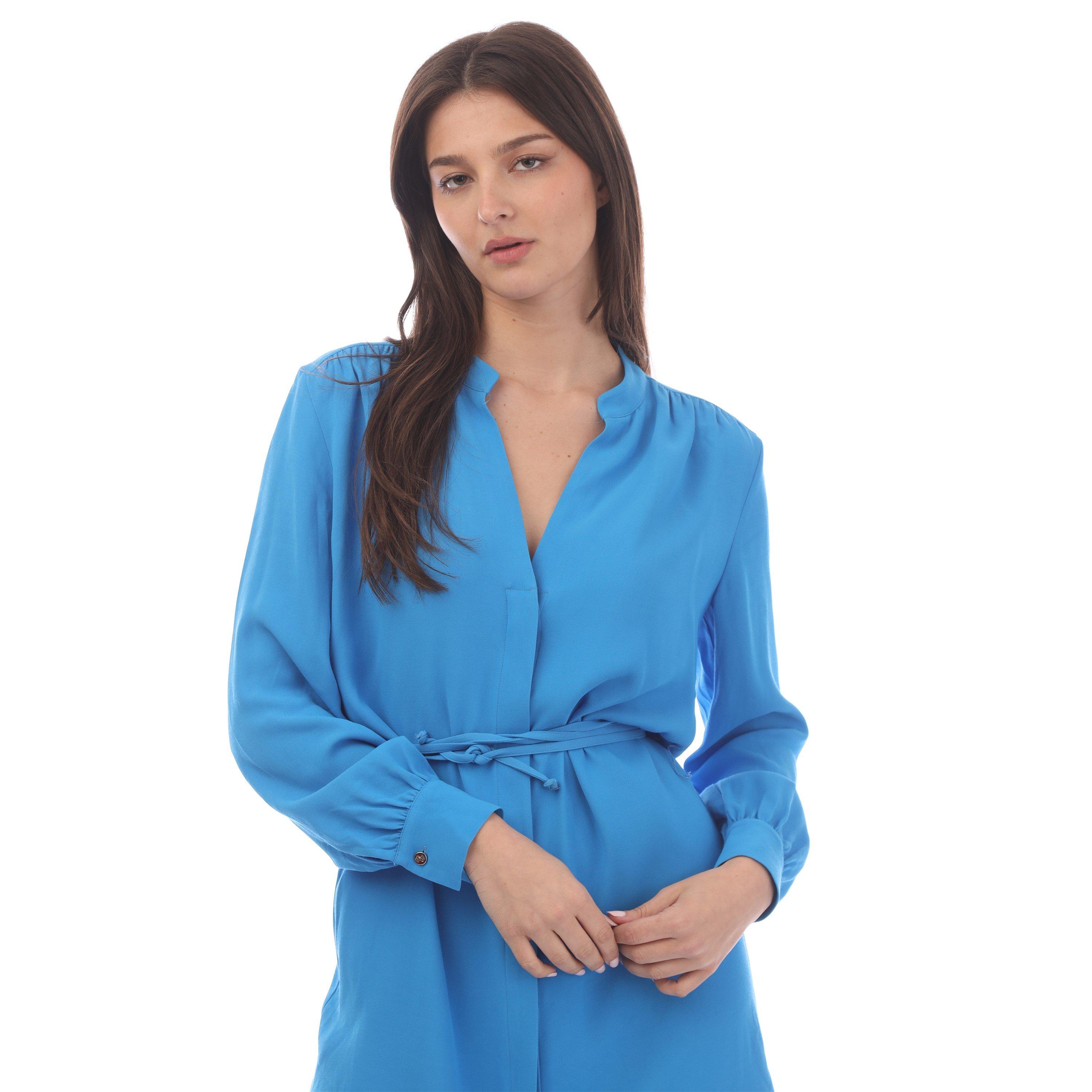 Bright Blue - Boss - Women's Dibanorah Wrap Dress - 2