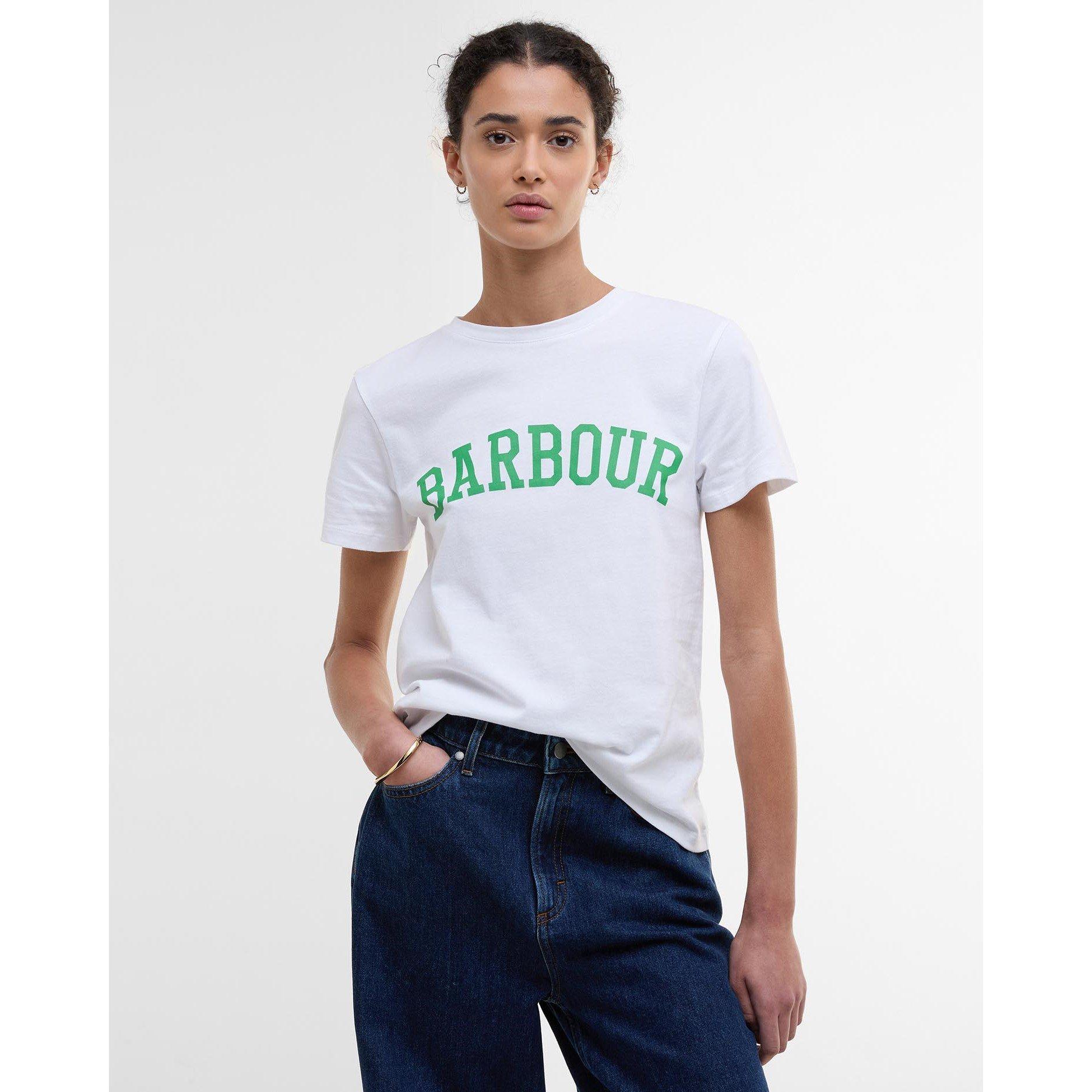 White - Barbour - Bailey T-Shirt - 2