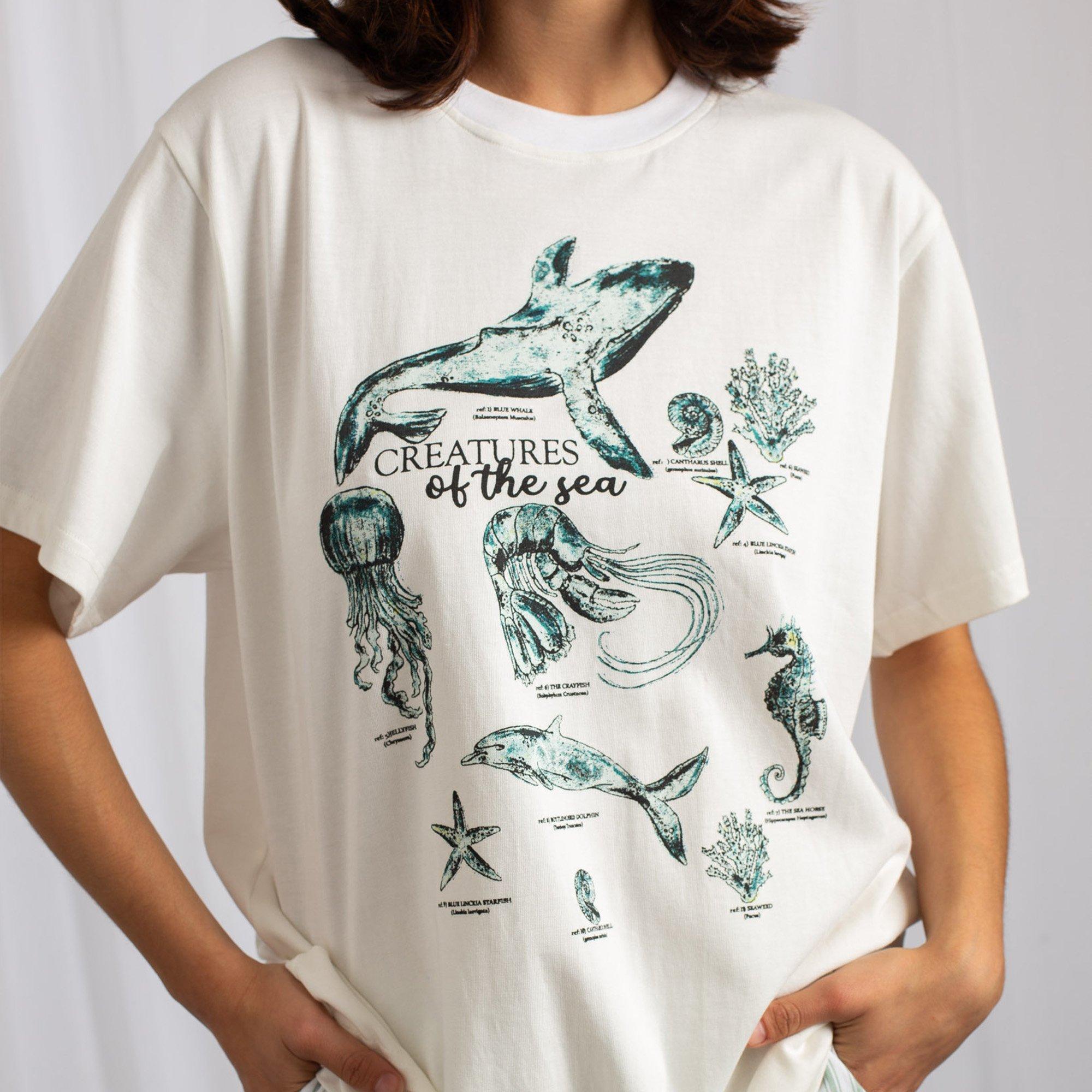 WHITE - Daisy Street - Oversized Tee - 3