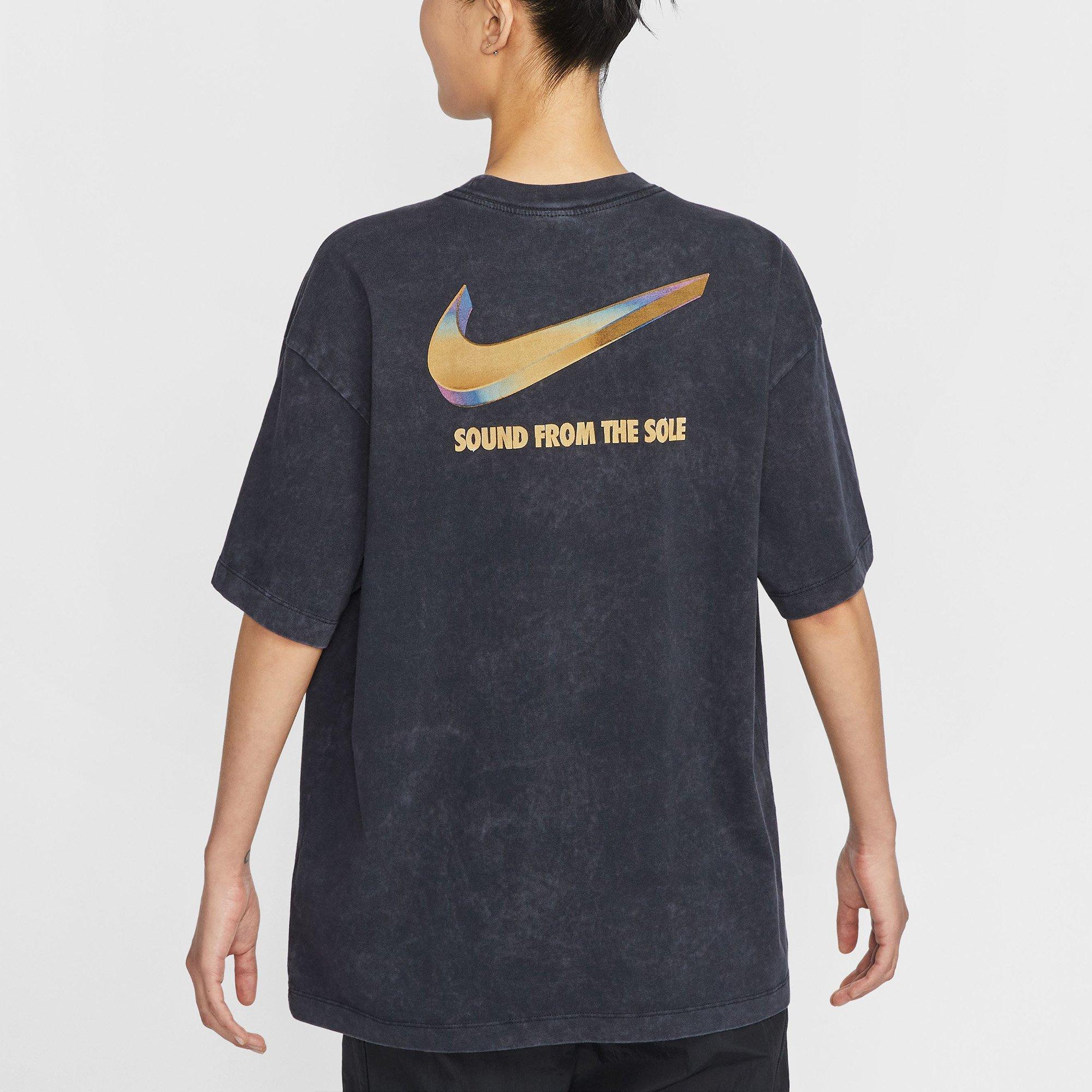 Black - Nike - Sportswear Womens Oversized T-Shirt - 2