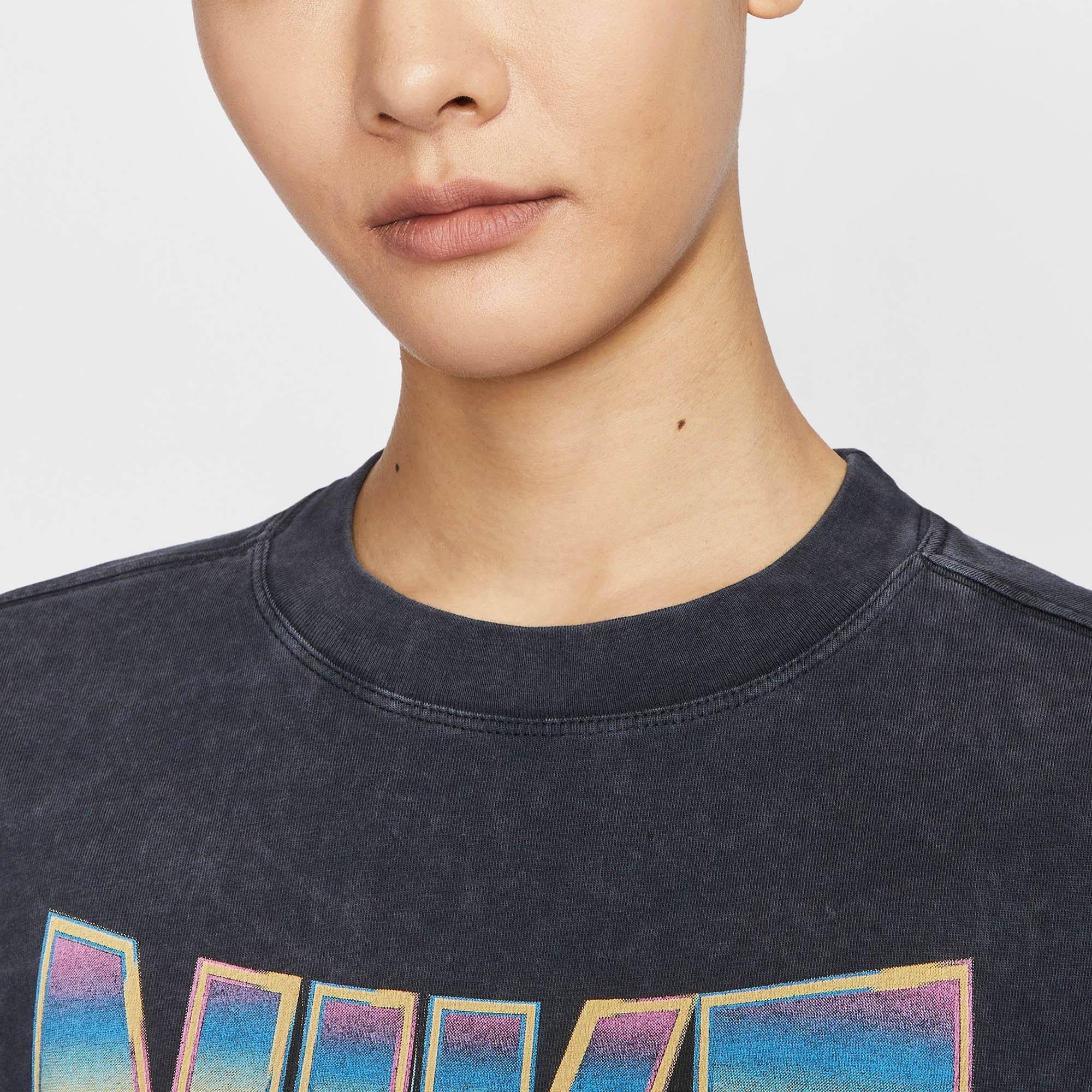 Black - Nike - Sportswear Womens Oversized T-Shirt - 3