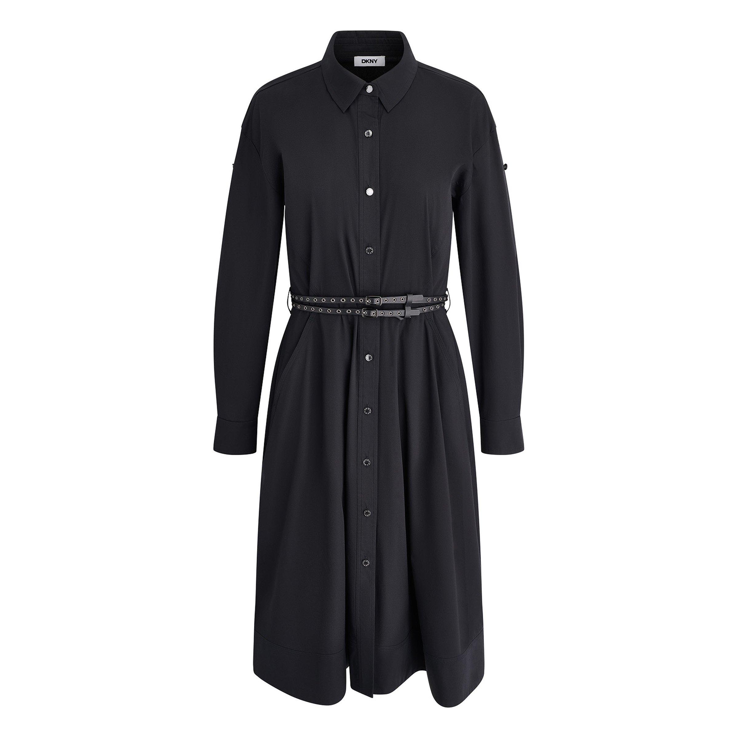Black - DKNY - DKNY Belt Pop Drs Ld63 - 1