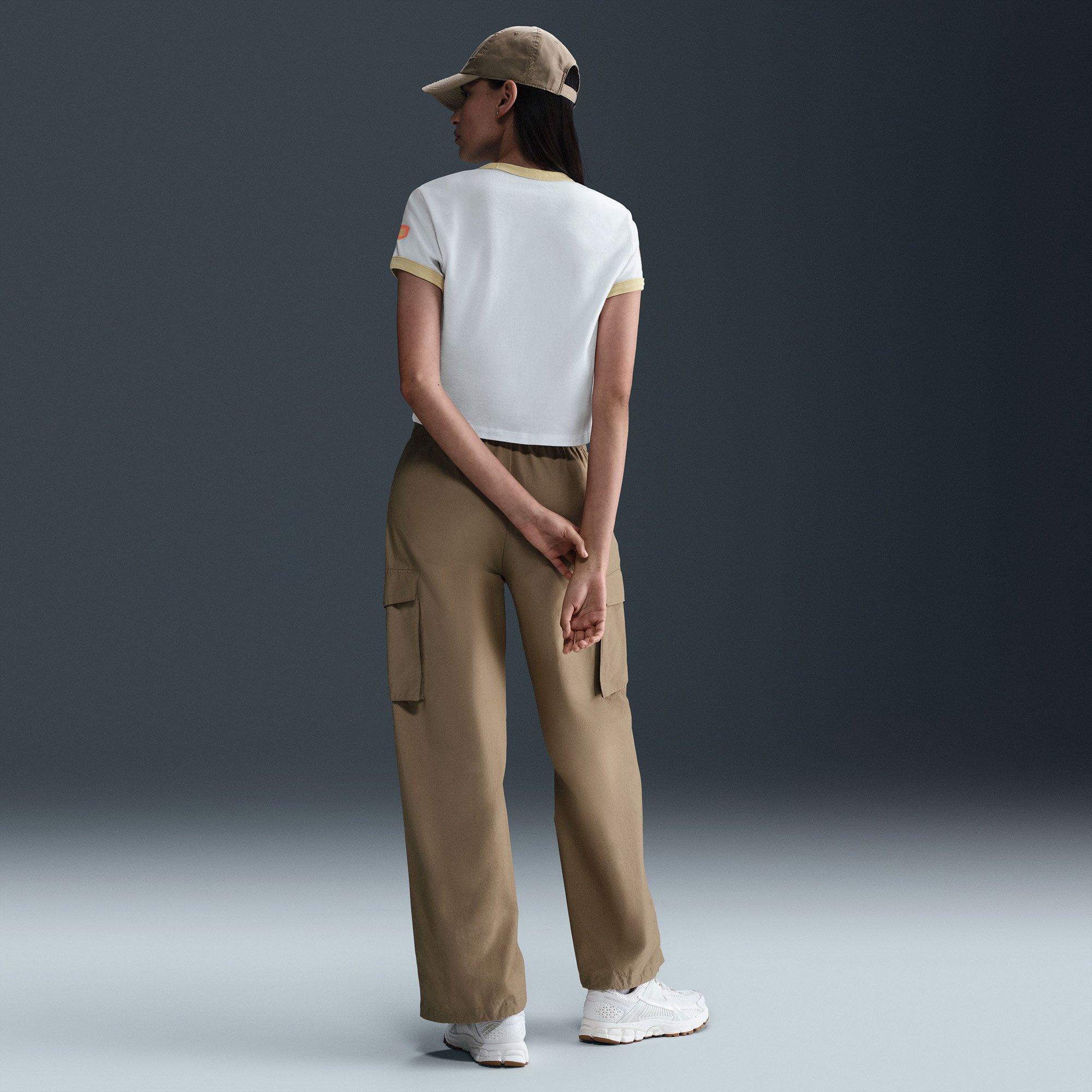 White - Nike - Sportswear Club Womens T-Shirt - 6