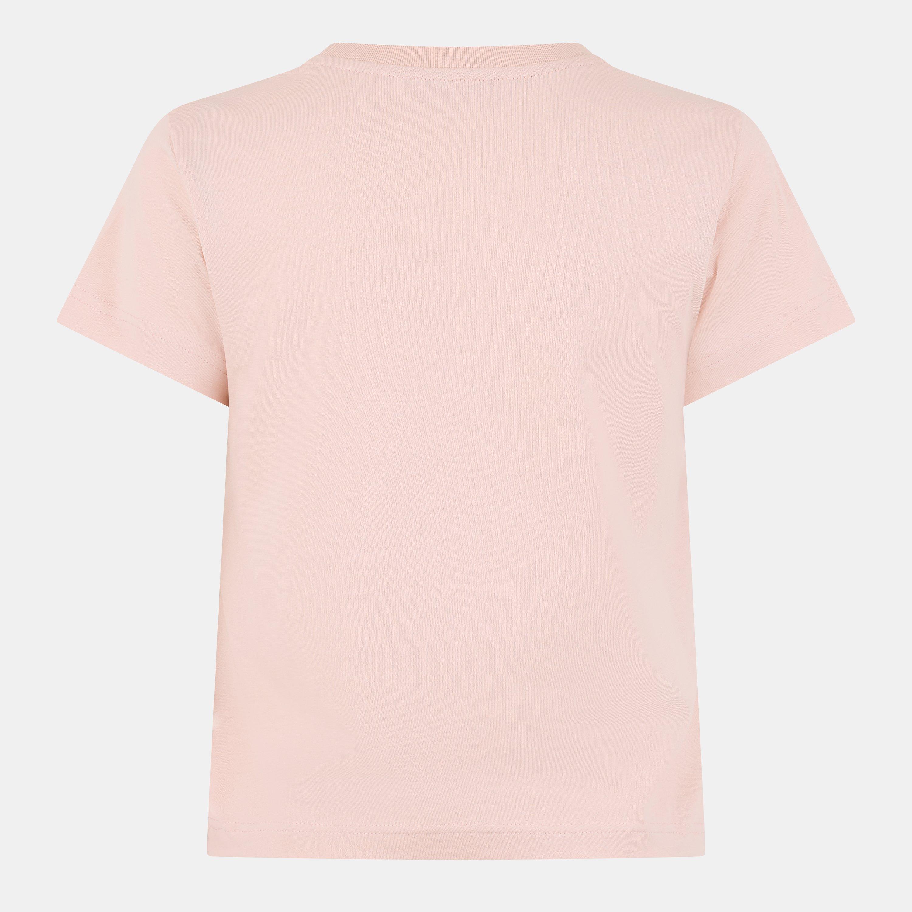 Pink 519 - Moncler - Women's Regular Fit Logo T-Shirt - 2