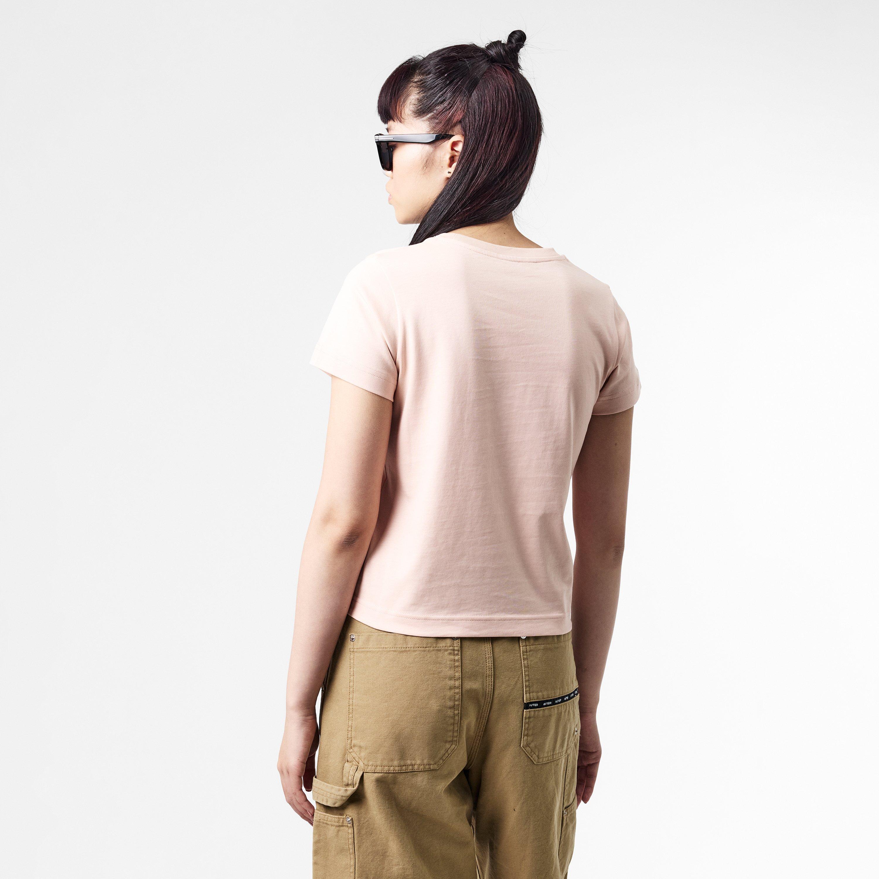 Pink 519 - Moncler - Women's Regular Fit Logo T-Shirt - 4