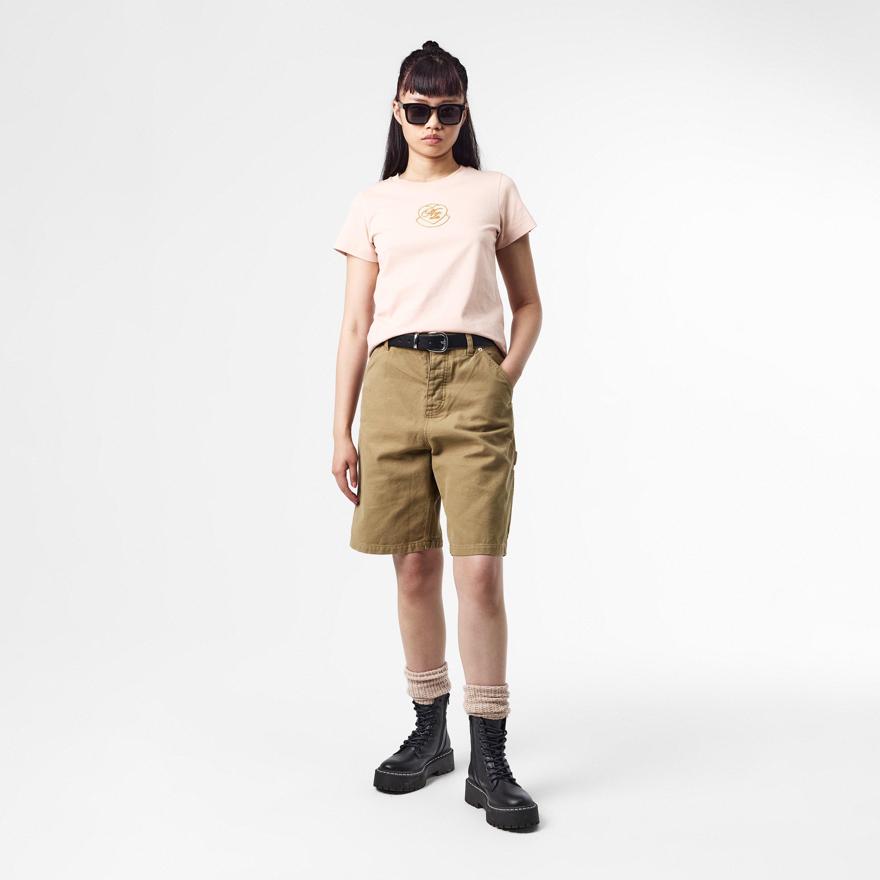 Pink 519 - Moncler - Women's Regular Fit Logo T-Shirt - 6