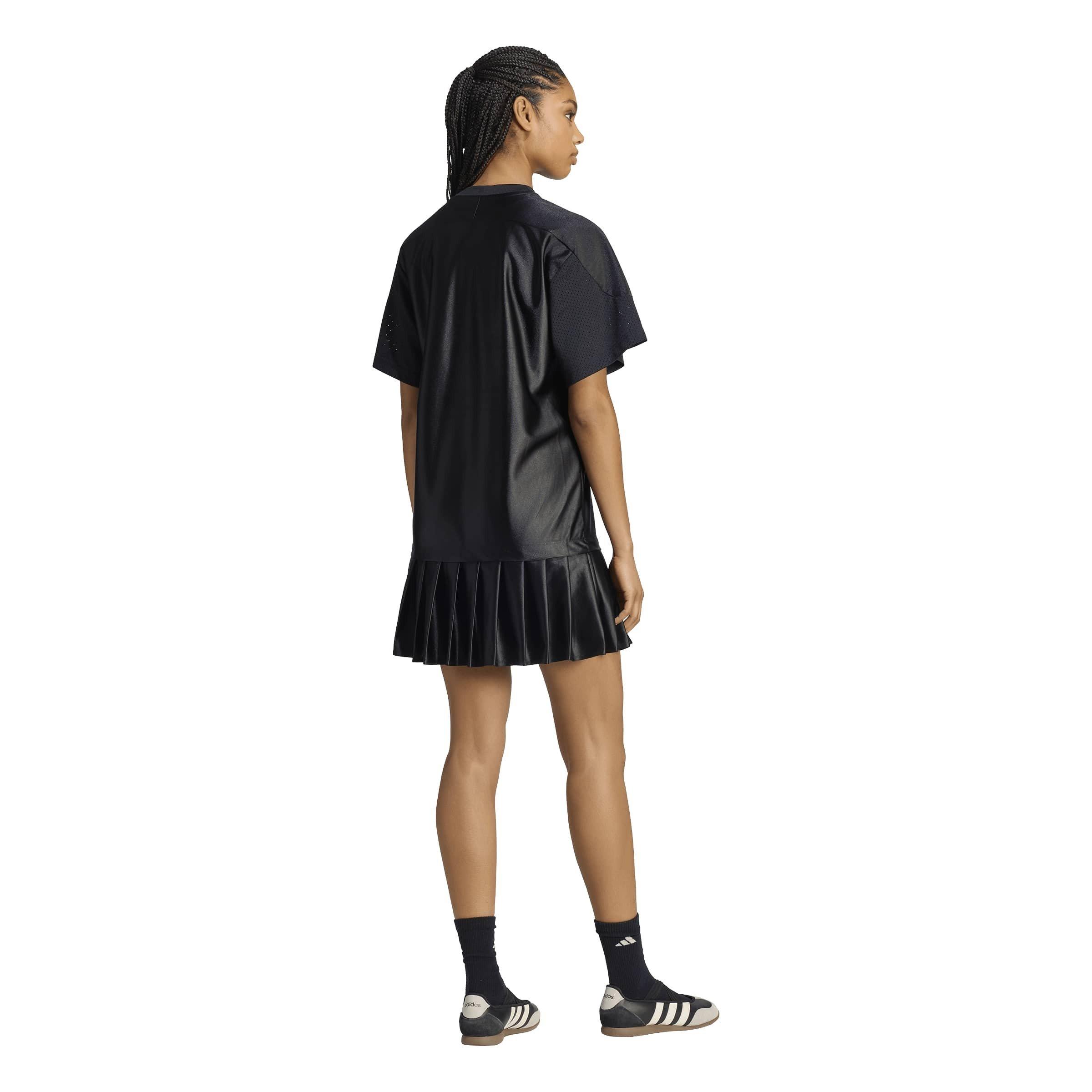 Black - adidas - Women's T-Shirt Dress - 3