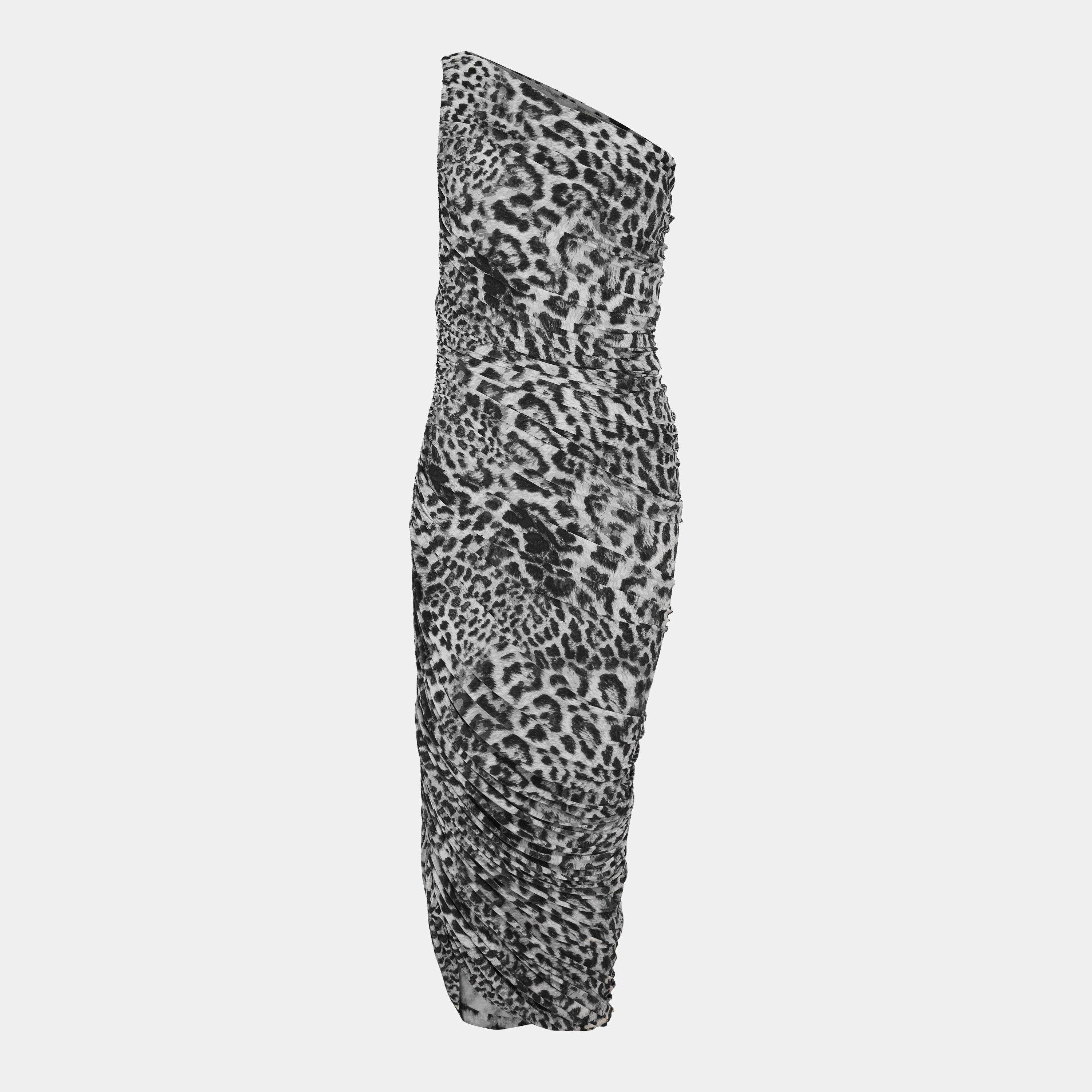 Norma Kamali Women's Floor-Length Maxi Dress - Animal - MEDIUM