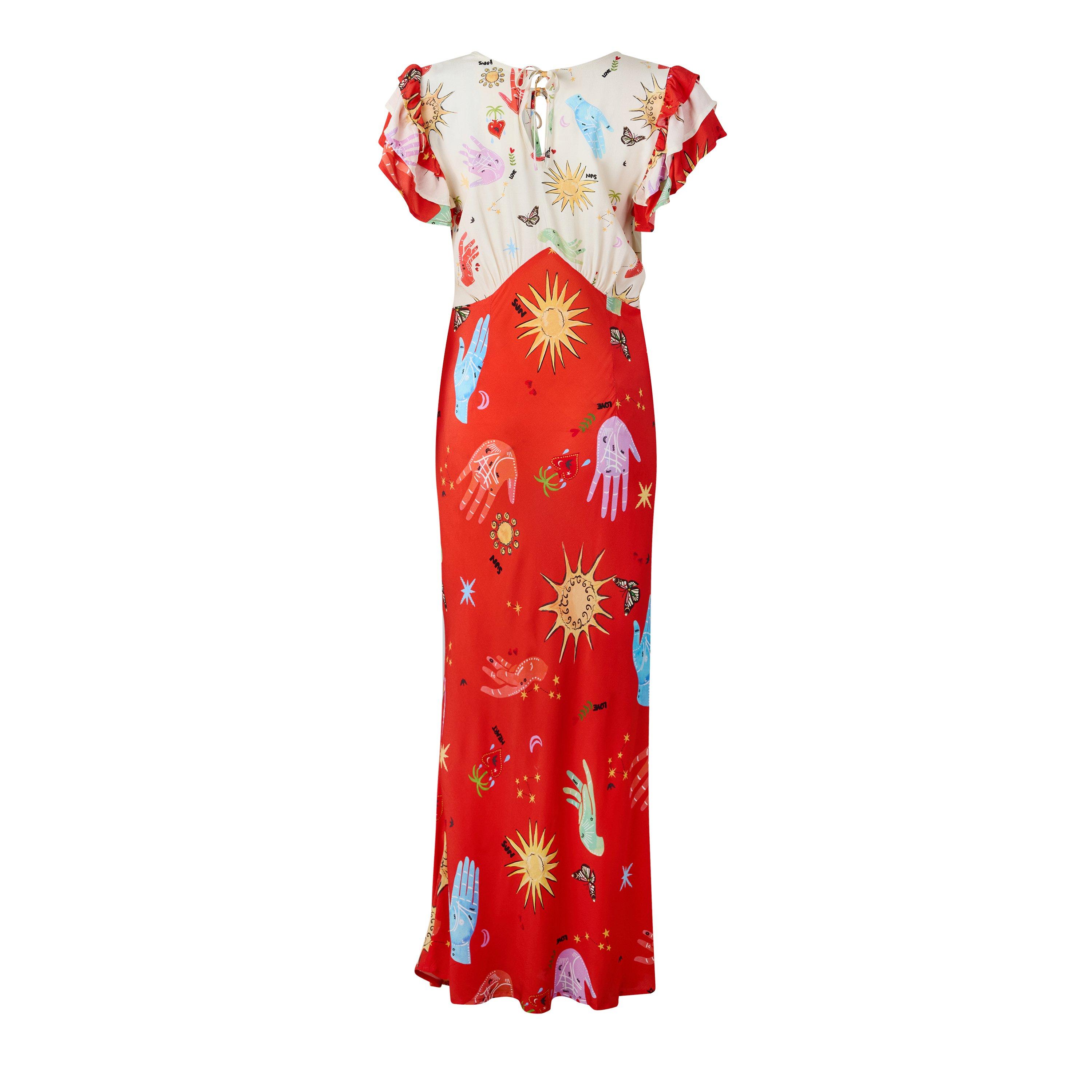 Multi - Never Fully Dressed - Womens Long Maxi Dress - 2