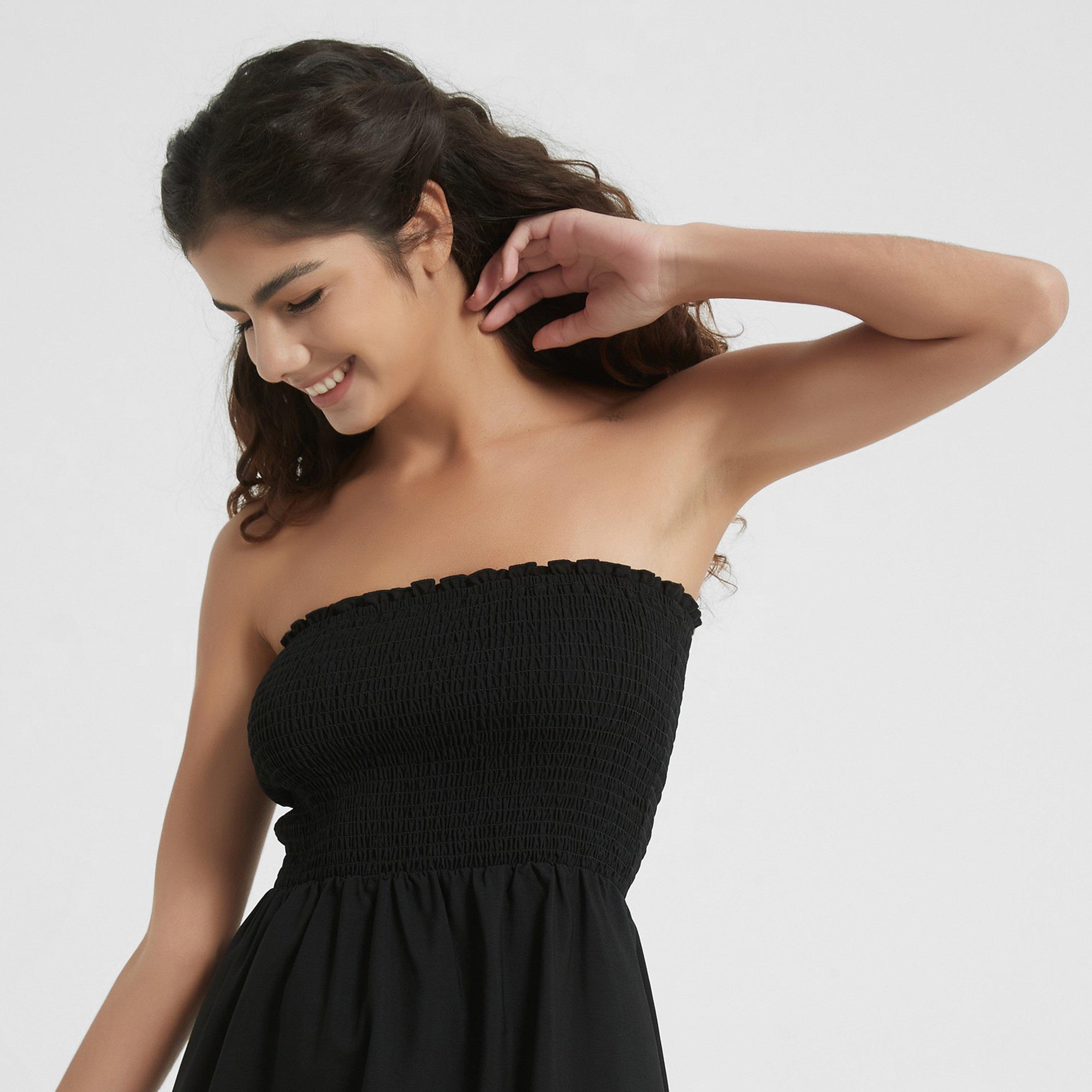 Black - Be You - Bandeau Beach Dress - 3