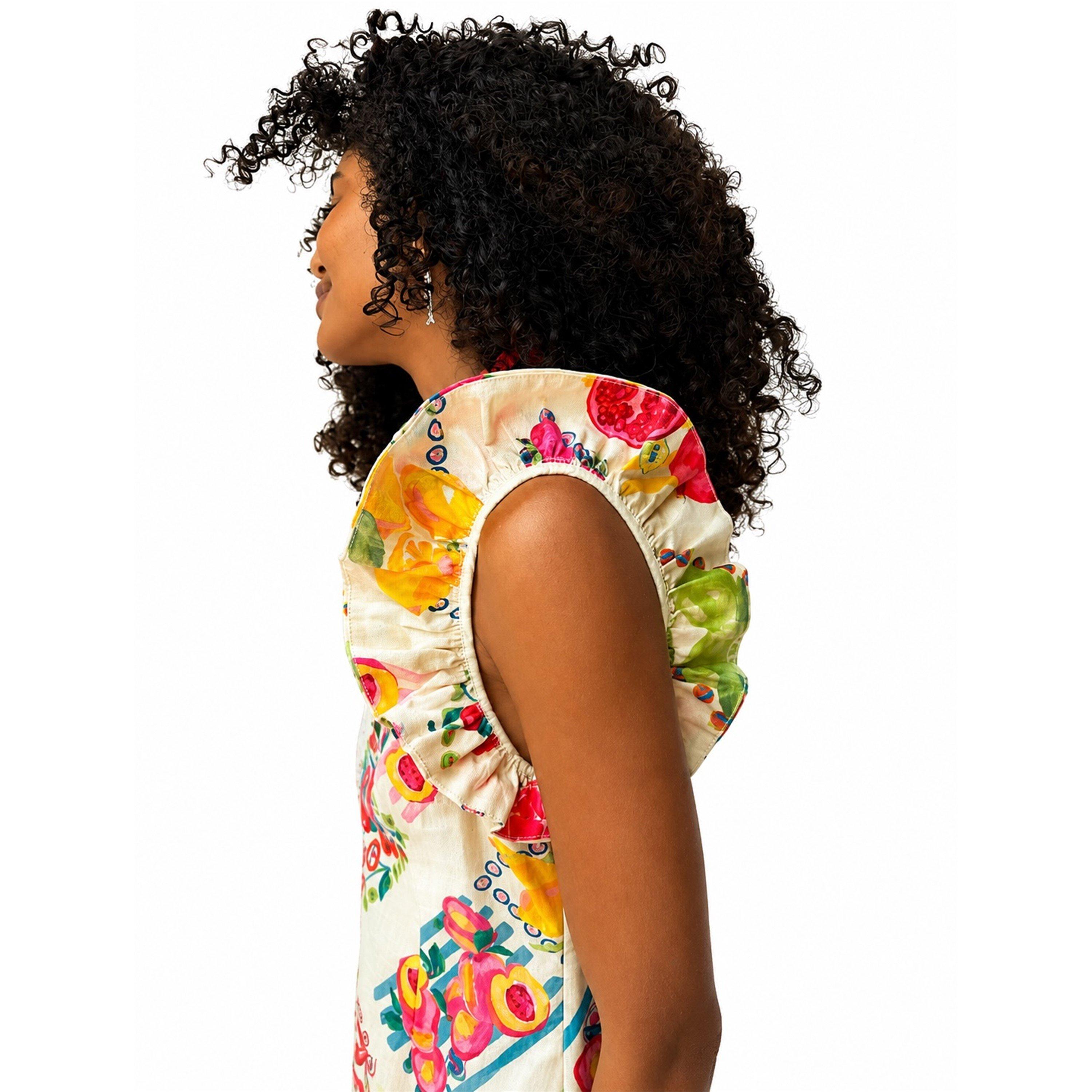 Multi - Never Fully Dressed - Womens Long Maxi Dress - 3