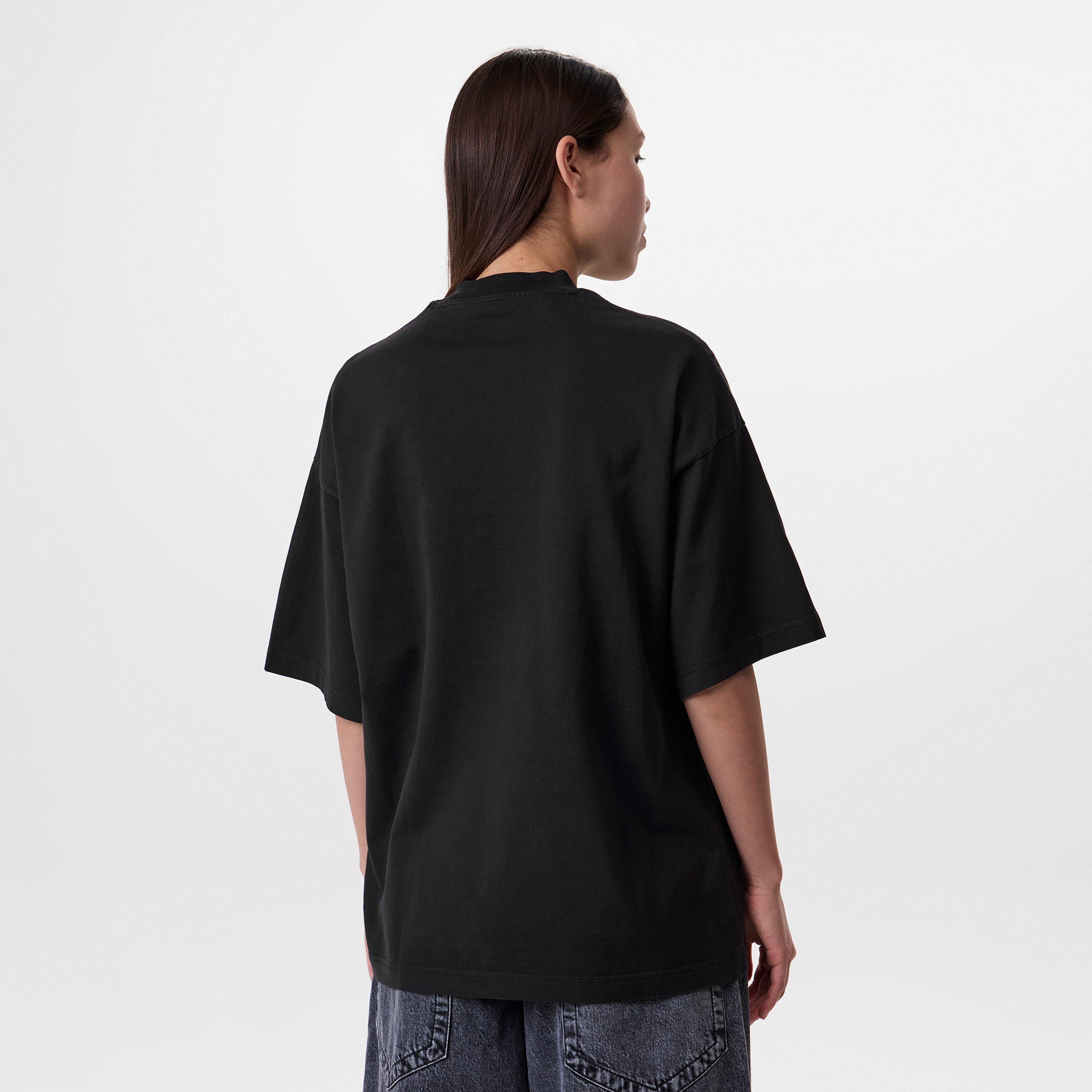 Black - Palm Angels - College Loose T-Shirt - 3