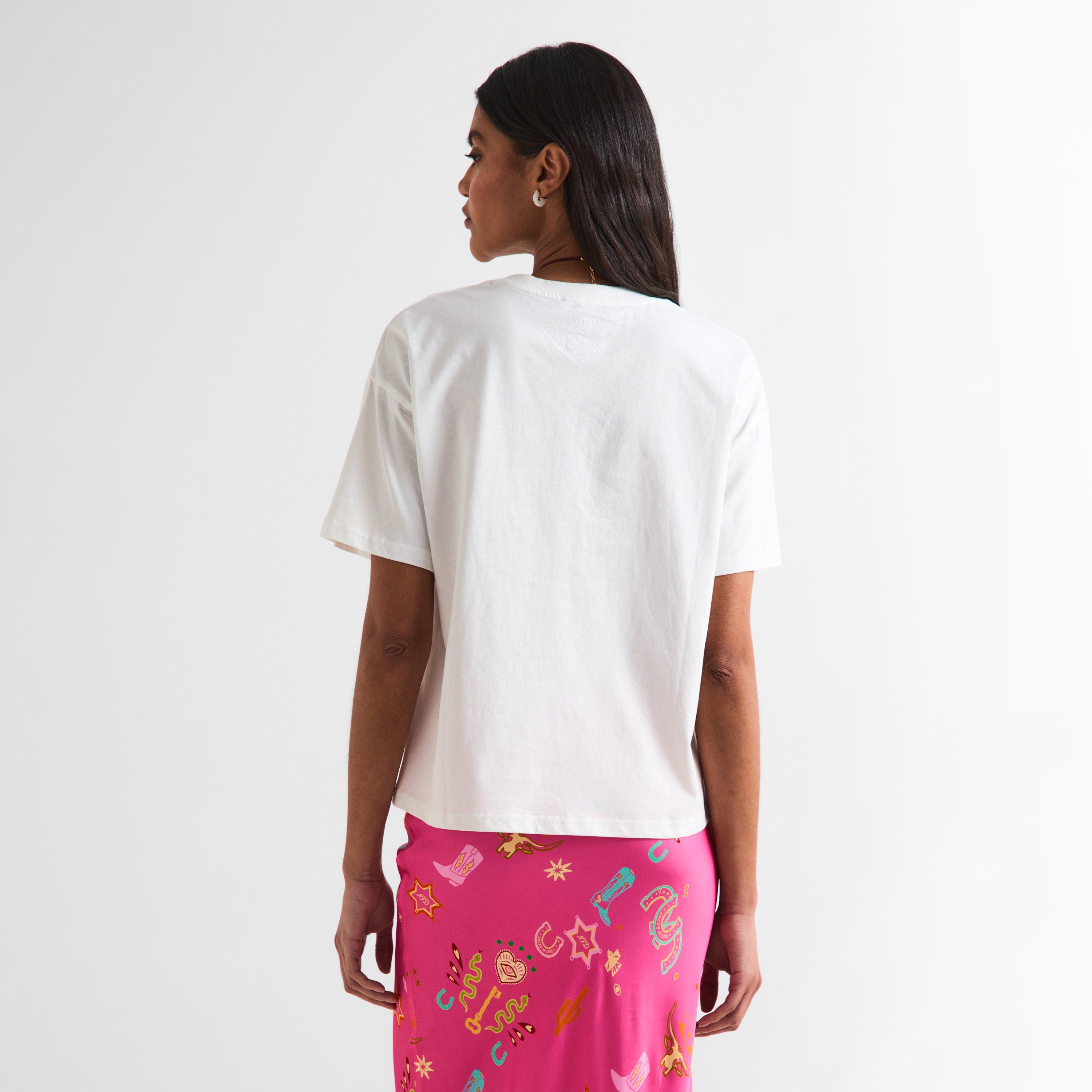 White - Never Fully Dressed - Women's Icons T-Shirt - 4