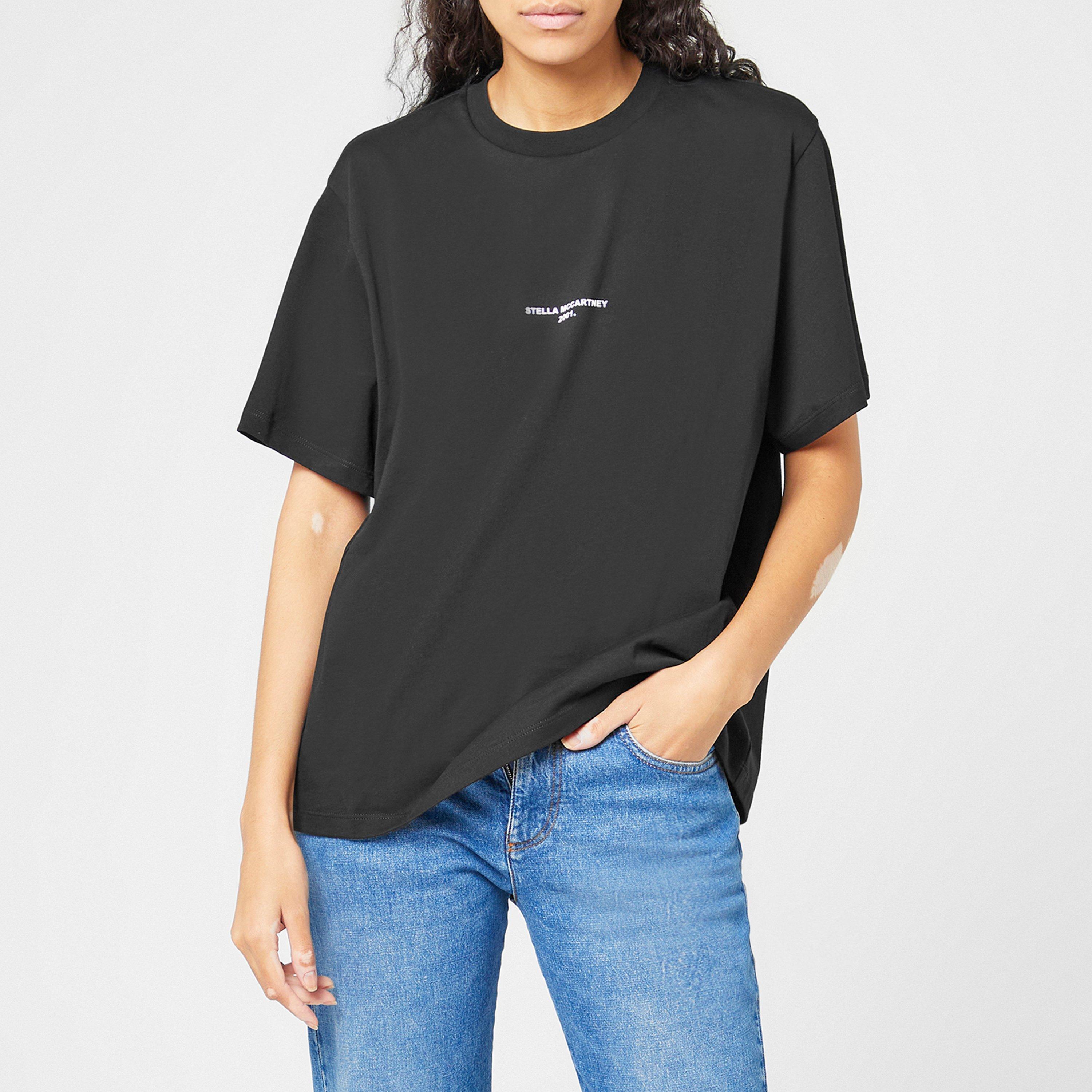 1000 Black - Stella McCartney - 2001 Logo Print T-Shirt - 1