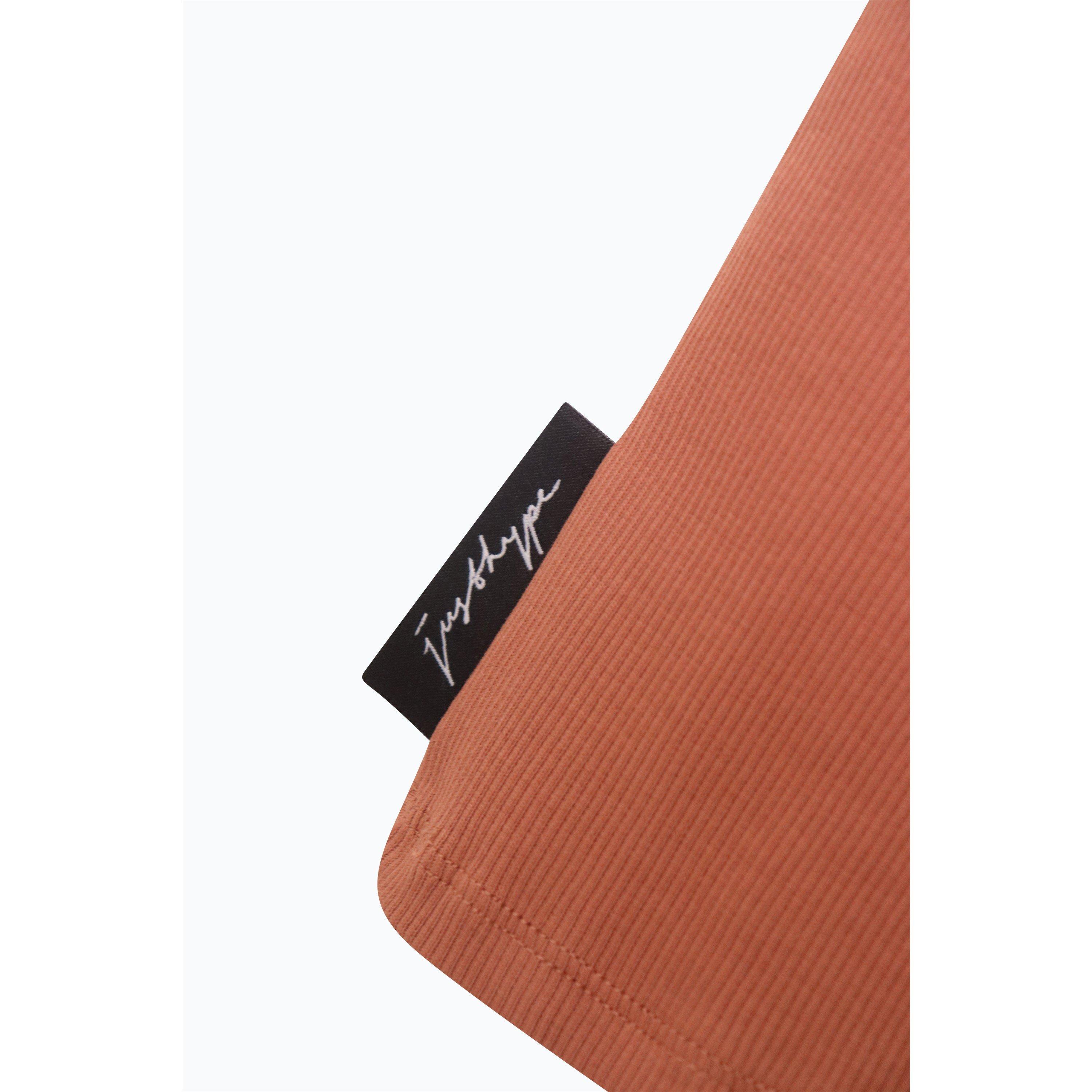 Orange - Hype - Rib Crop T Ld99 - 3