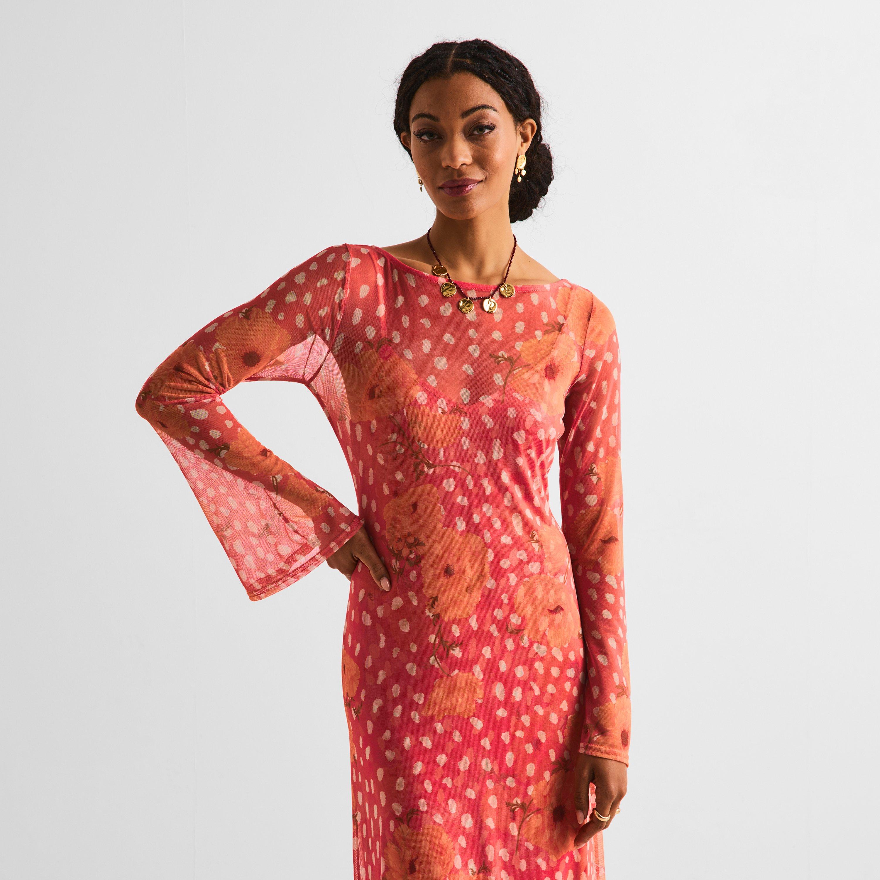 Coral - Never Fully Dressed - Women's Long Maxi Dress - 3