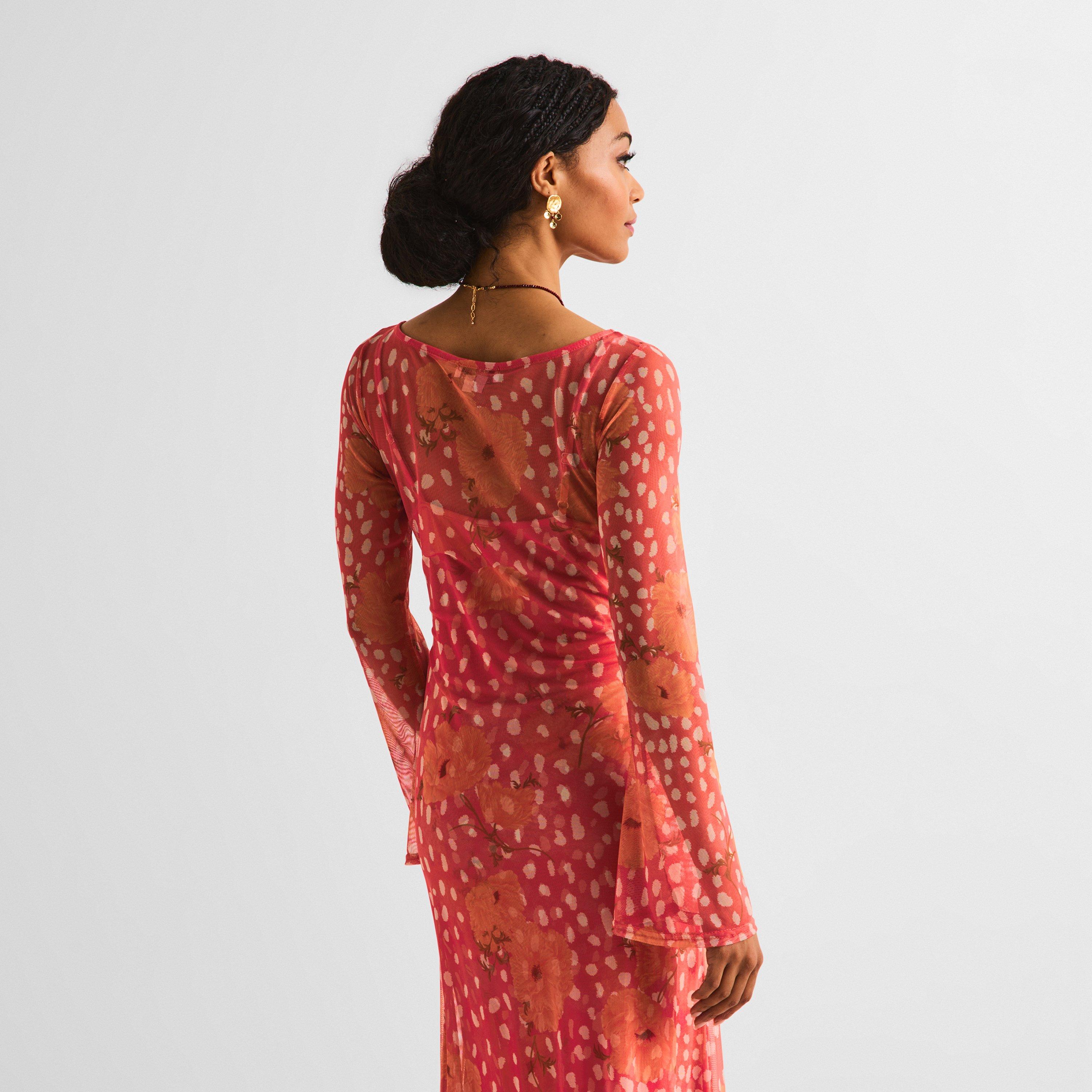 Coral - Never Fully Dressed - Women's Long Maxi Dress - 4