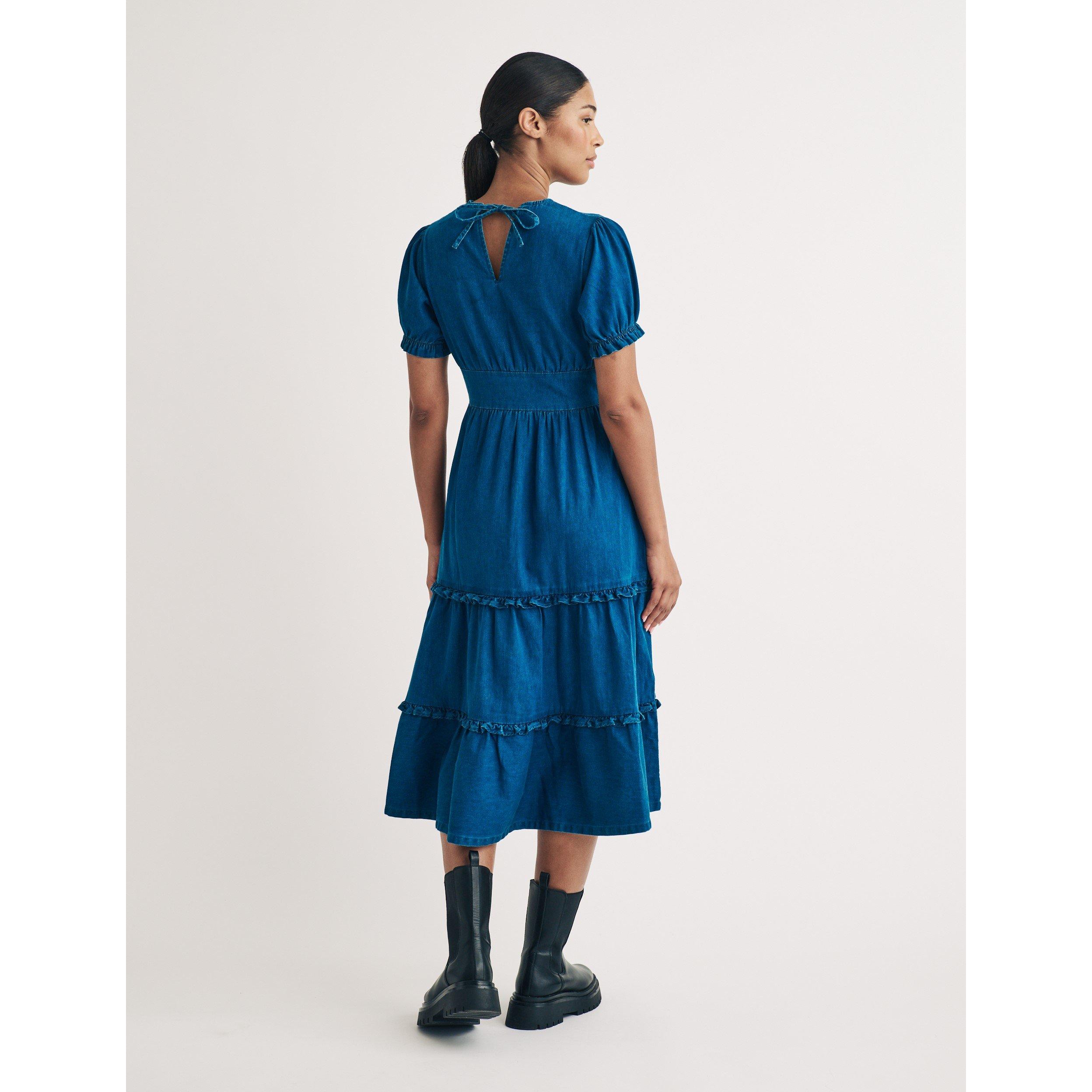 Blue - Nobodys Child - Women's Rhianon A-Line Dress - 4
