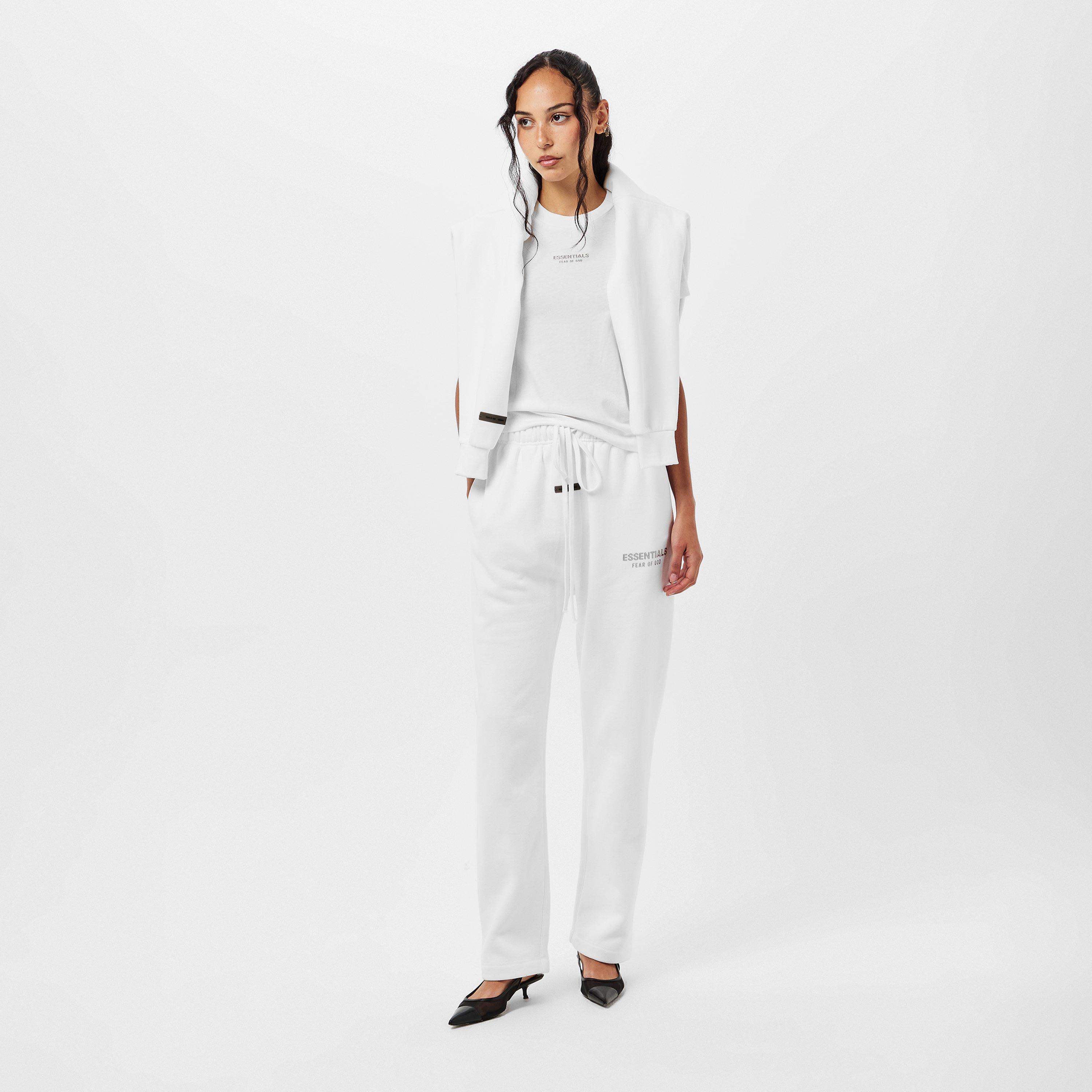 Cloud White - Fear Of God Essentials - Women's Classic Regular Fit T-Shirt - 6