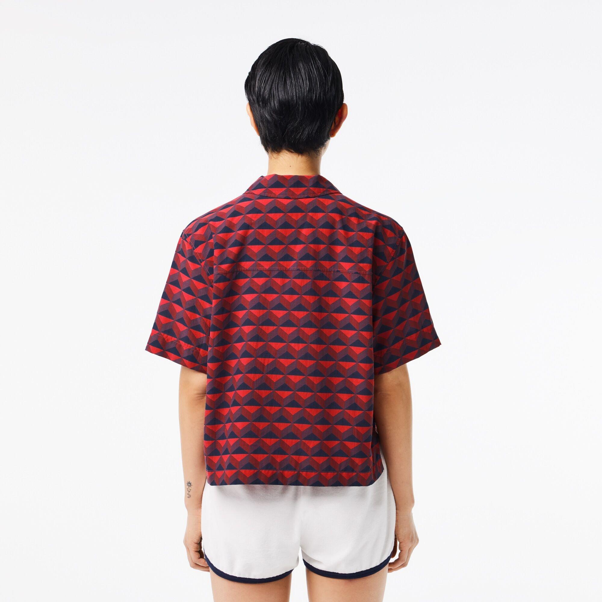 Penumbra - Lacoste - Women's Short-Sleeve Patterned Shirt - 4