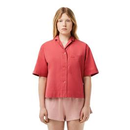 Lacoste Women's Short-Sleeve Plain Shirt