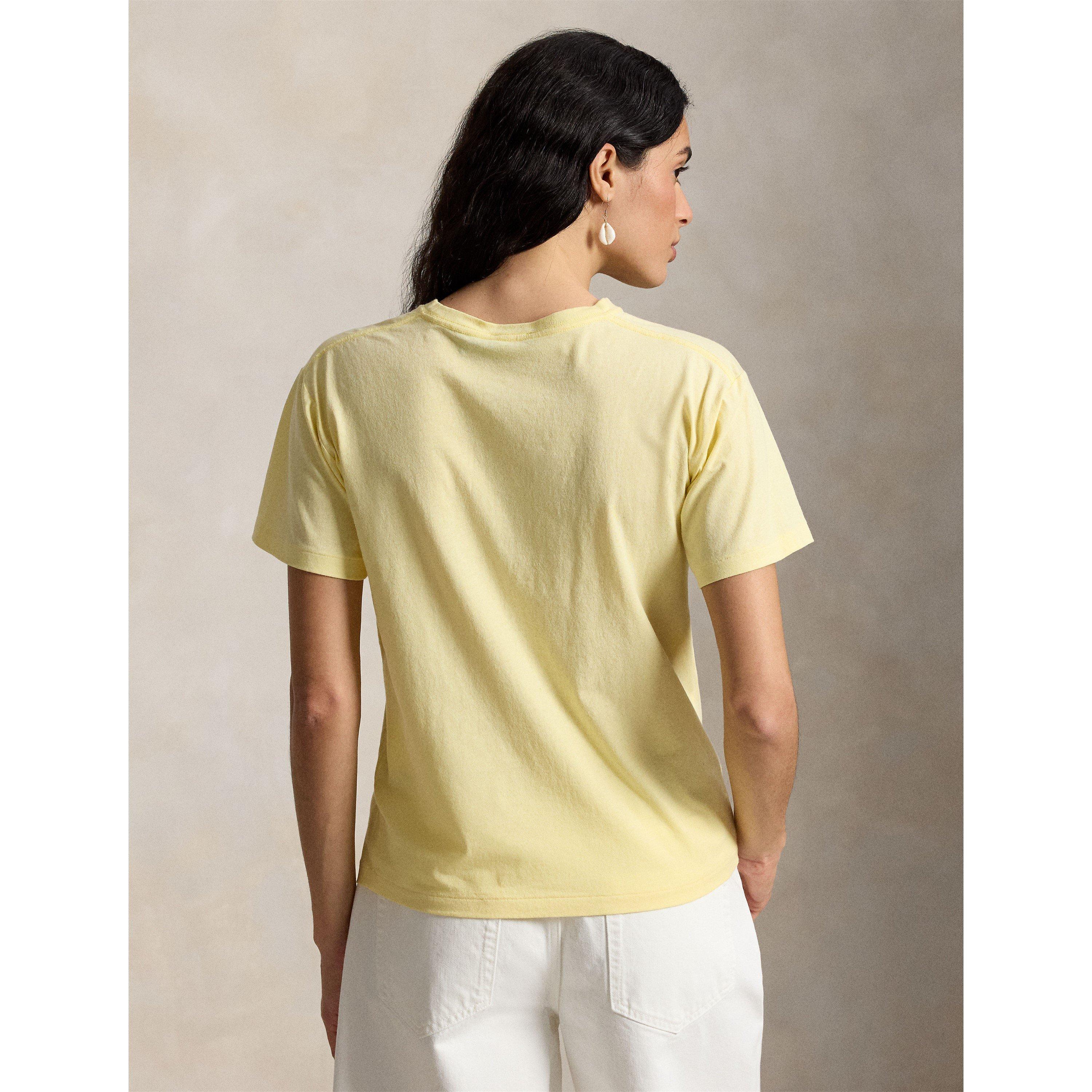 Yellow - Polo Ralph Lauren - Women's Bear T-Shirt - 3