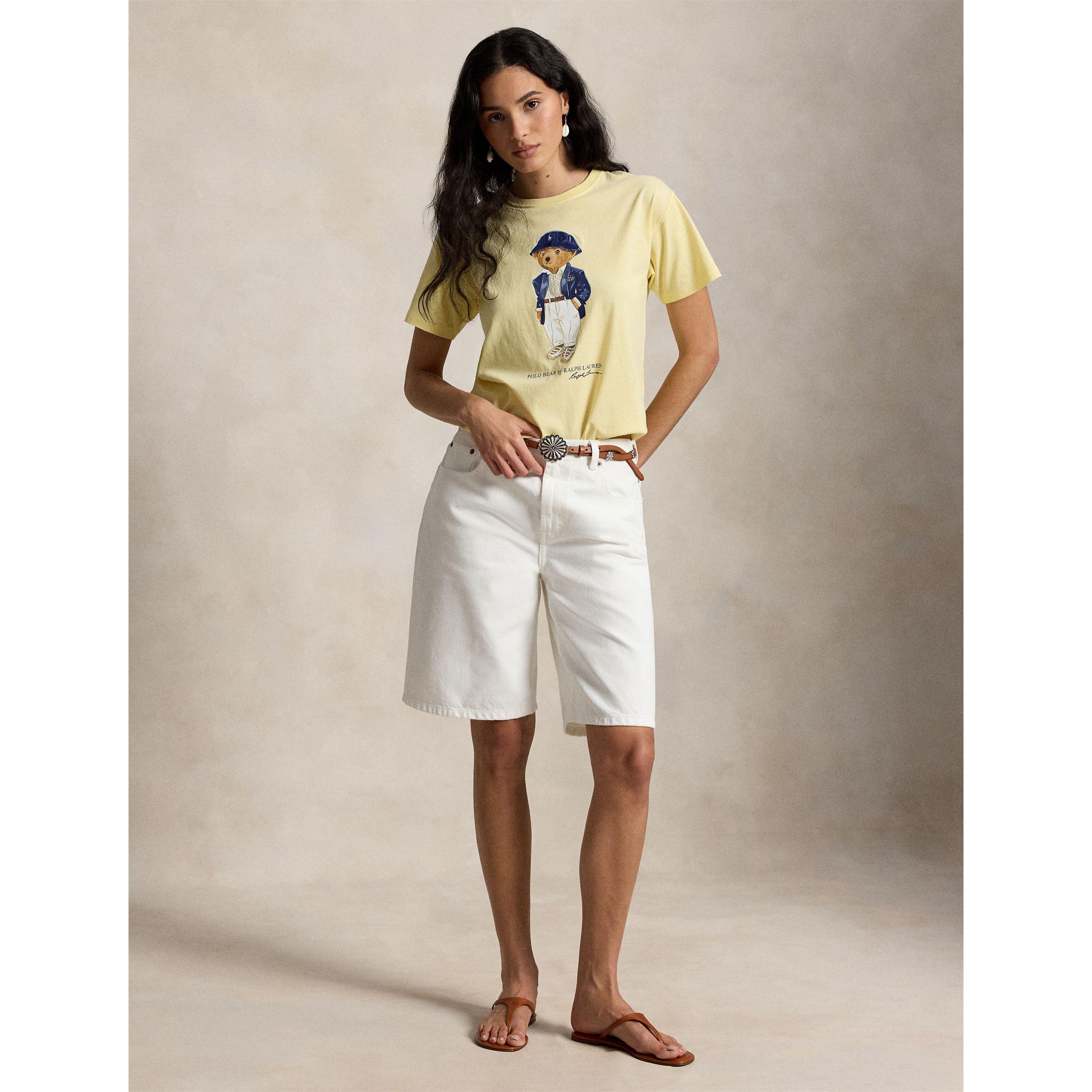 Yellow - Polo Ralph Lauren - Women's Bear T-Shirt - 5