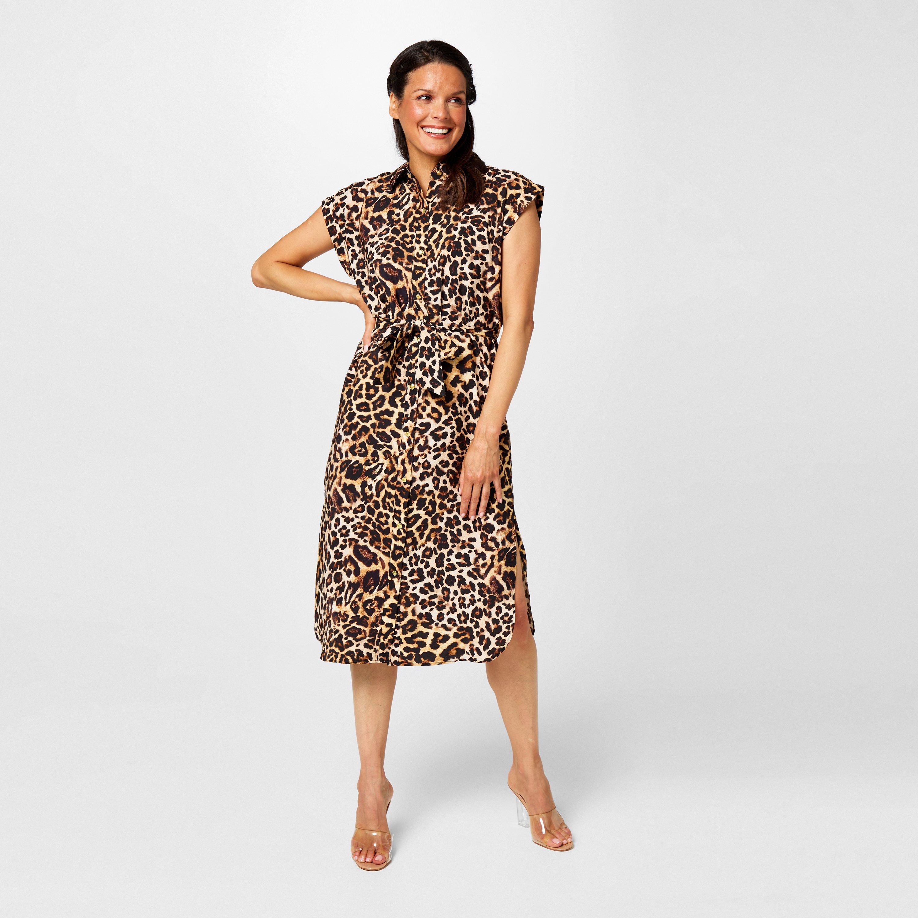 Leopardenmuster - Biba - Printed Shirt Dress - 1