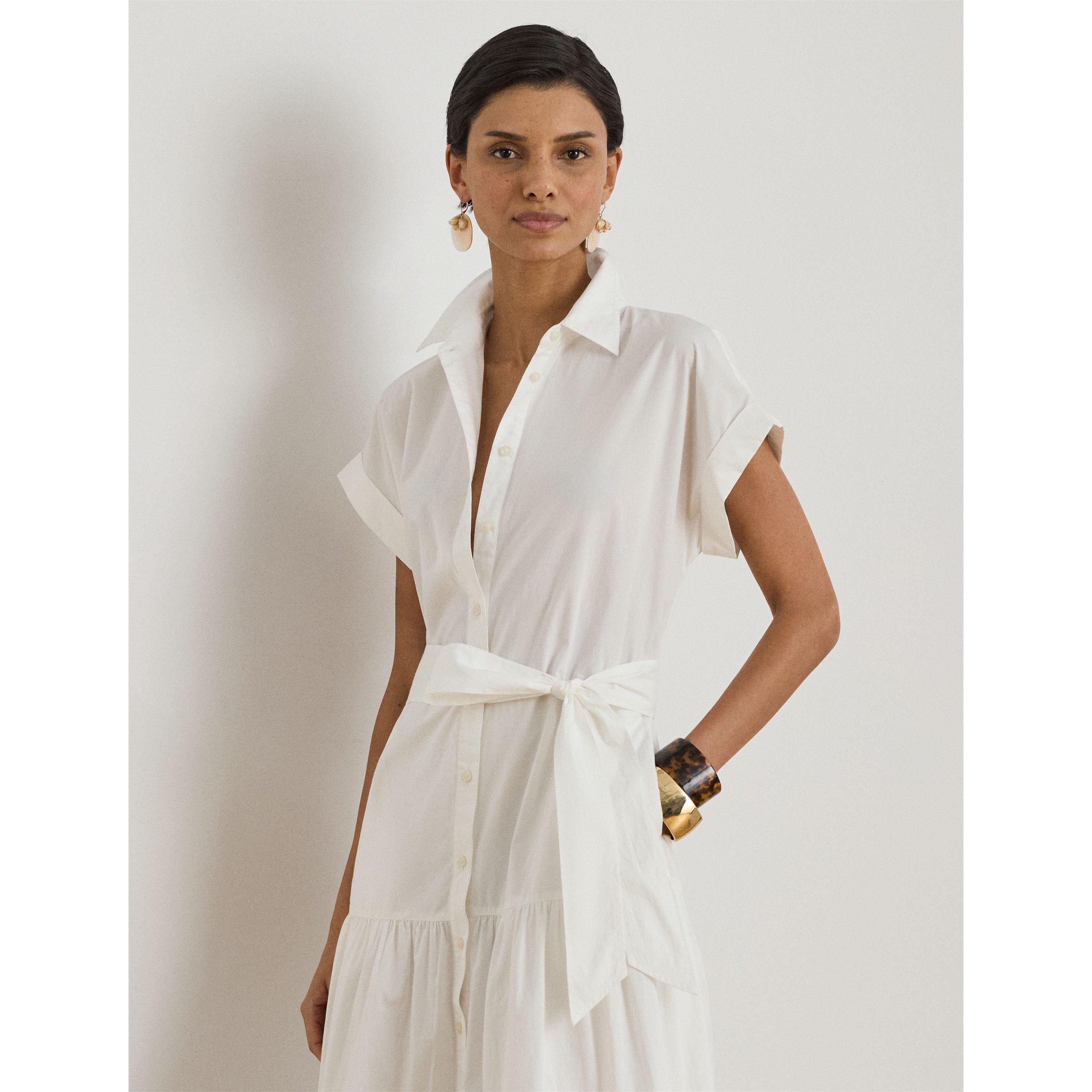 WHITE - Lauren by Ralph Lauren - Women's Shirt Dress - 2