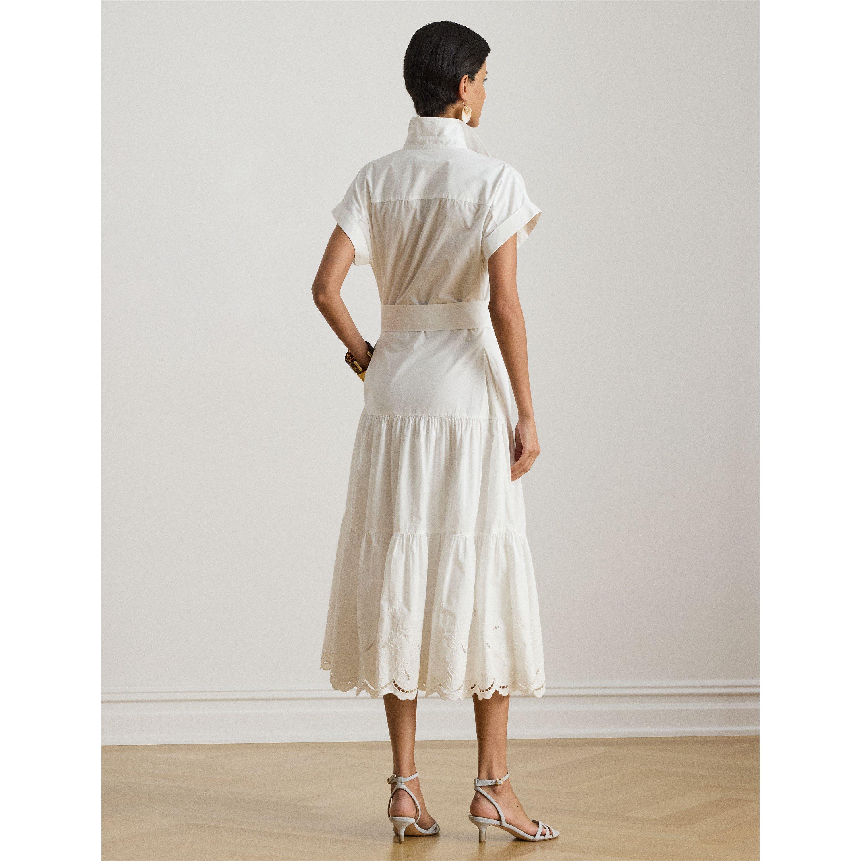 WHITE - Lauren by Ralph Lauren - Women's Shirt Dress - 3