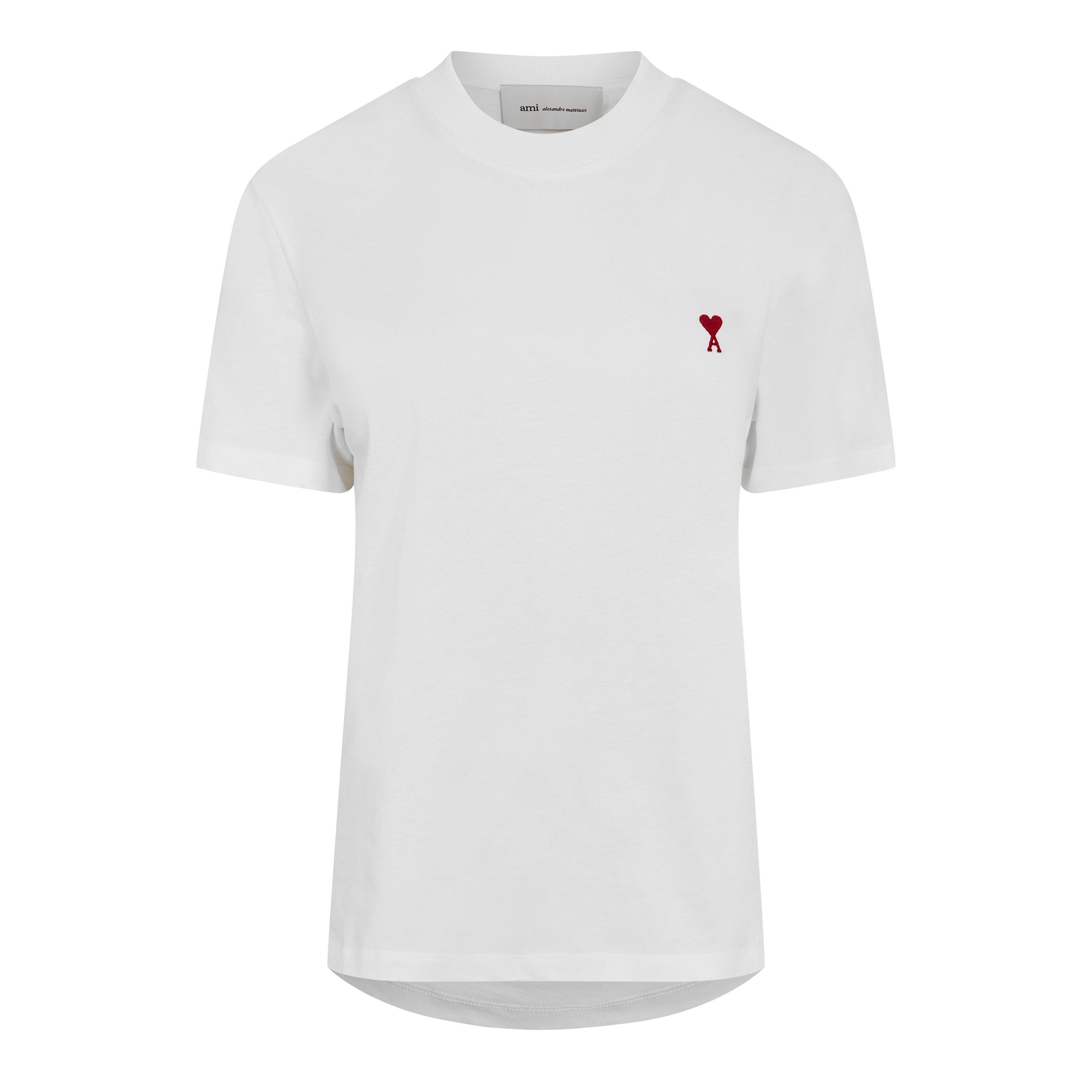 Ami Paris Women's Heart T-Shirt - White - Size 16 (XL)