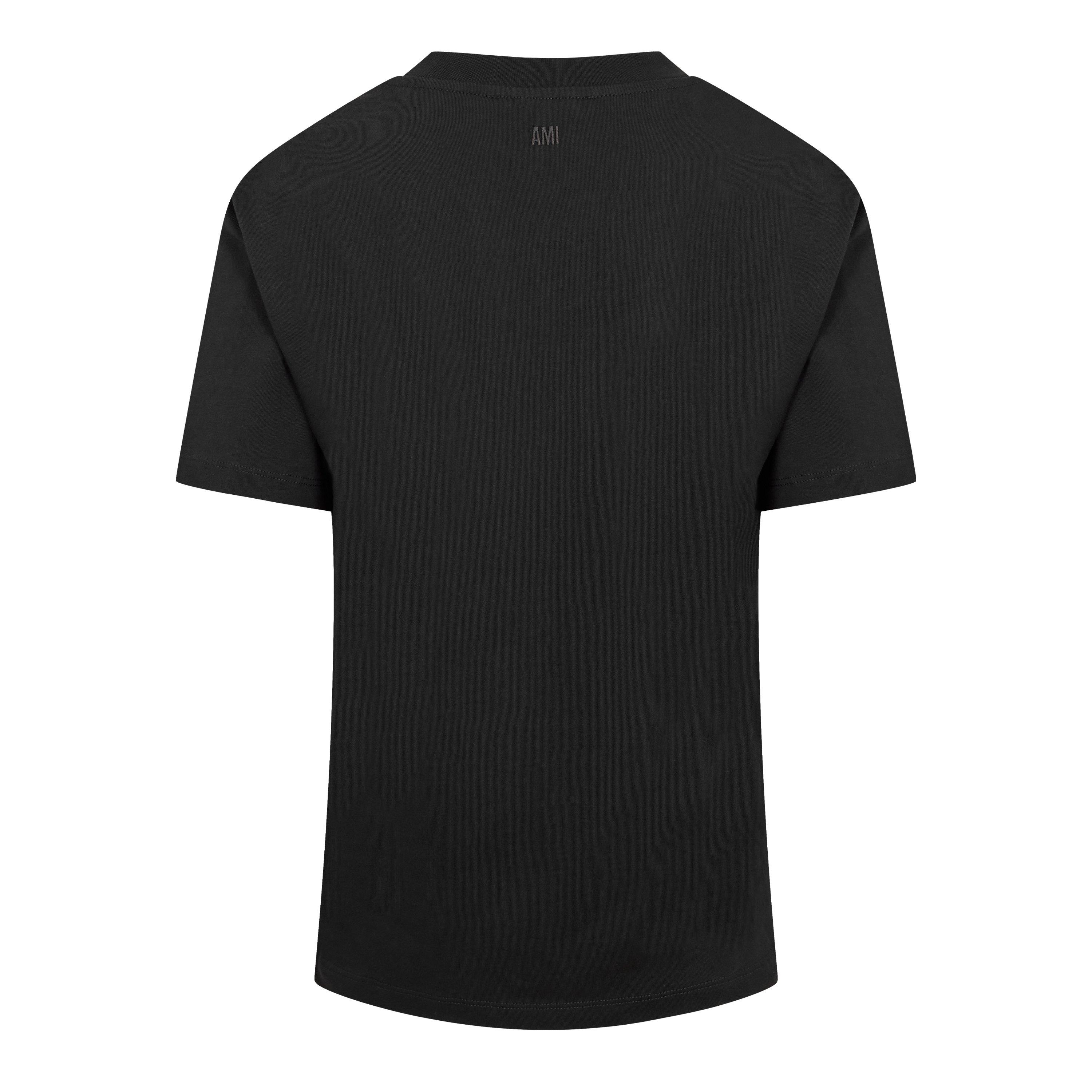 Black - Ami Paris - Women's Heart T-Shirt - 2