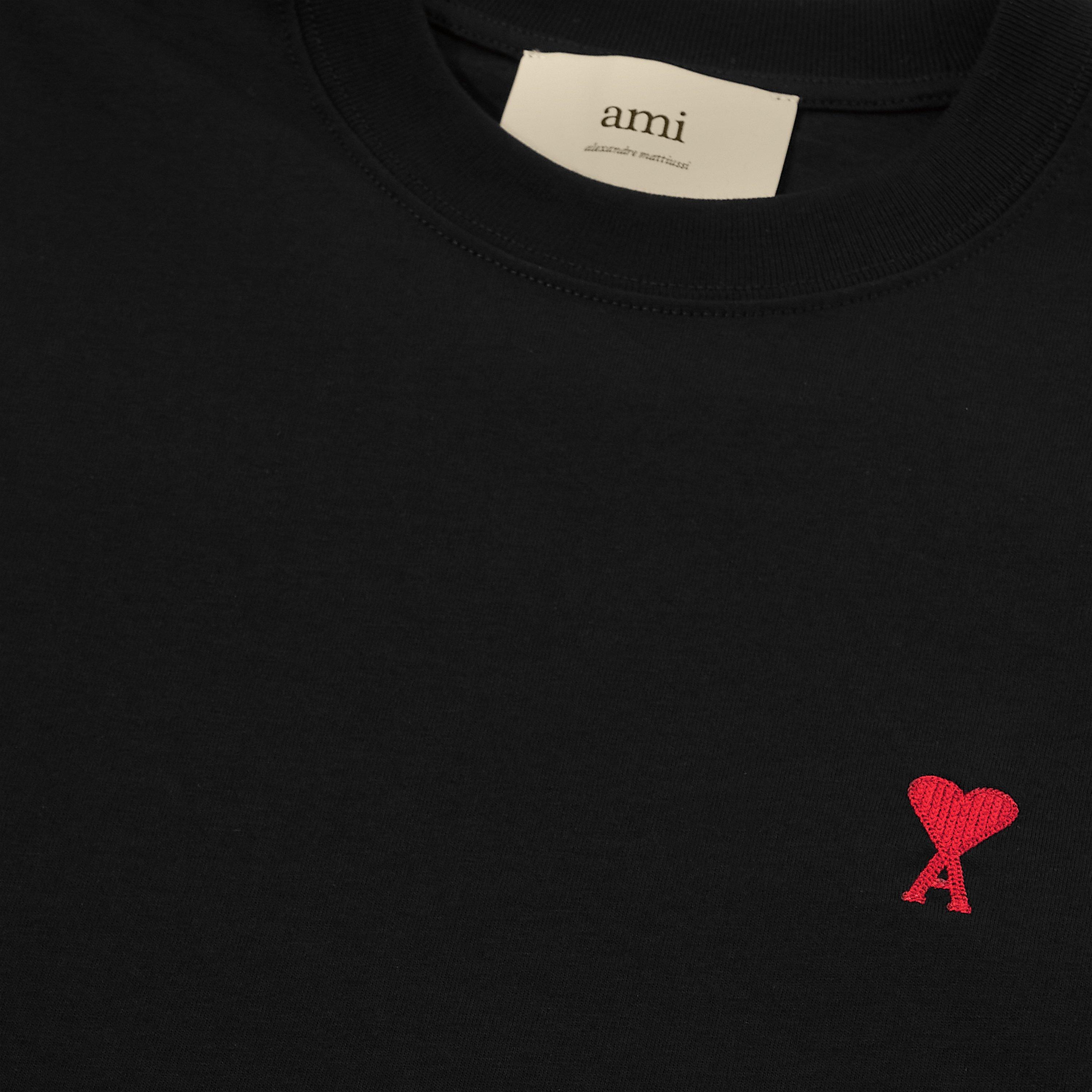 Black - Ami Paris - Women's Heart T-Shirt - 5