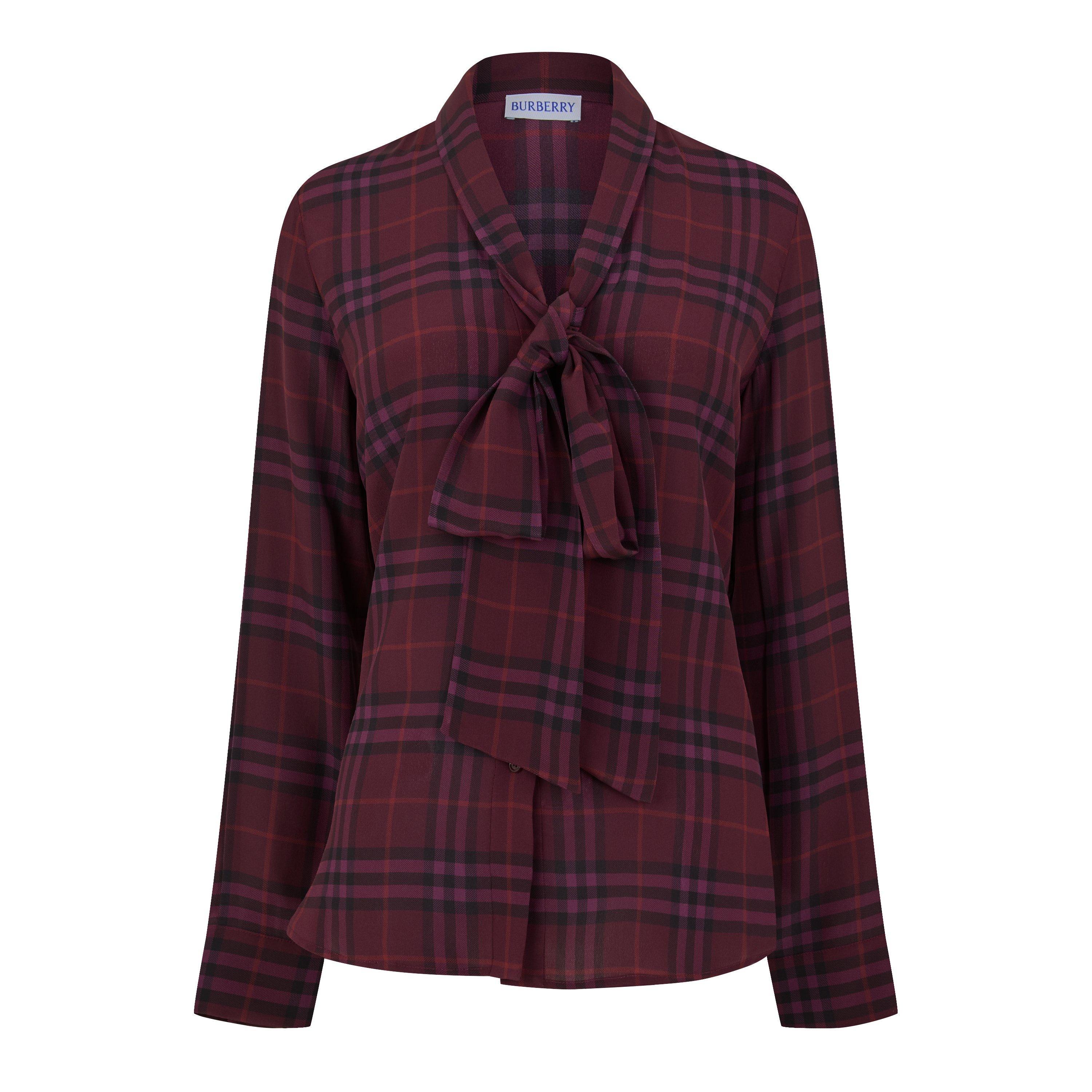 Purple IP Check - Burberry - Burb Rhiannon Check Ld64 - 1