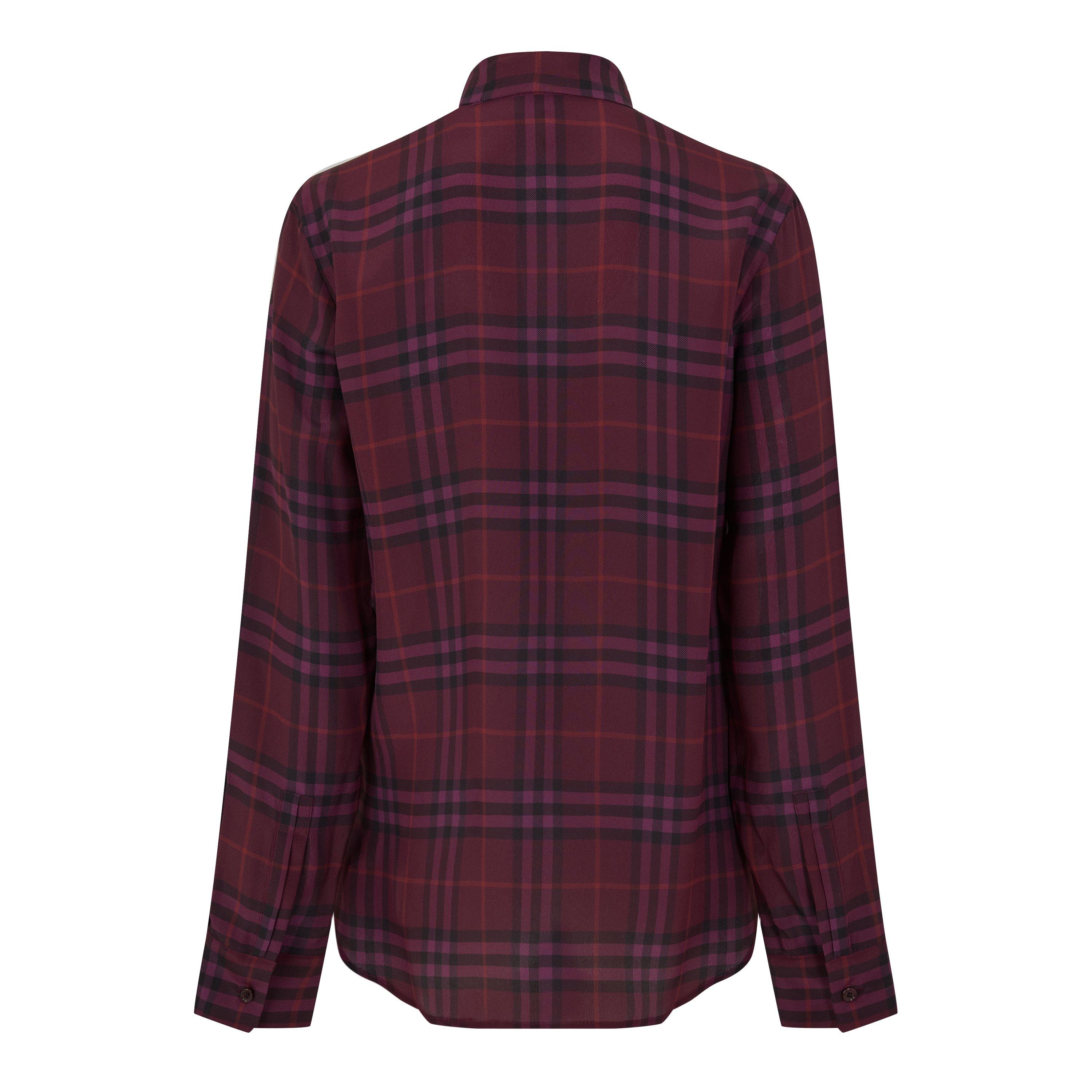 Purple IP Check - Burberry - Burb Rhiannon Check Ld64 - 2