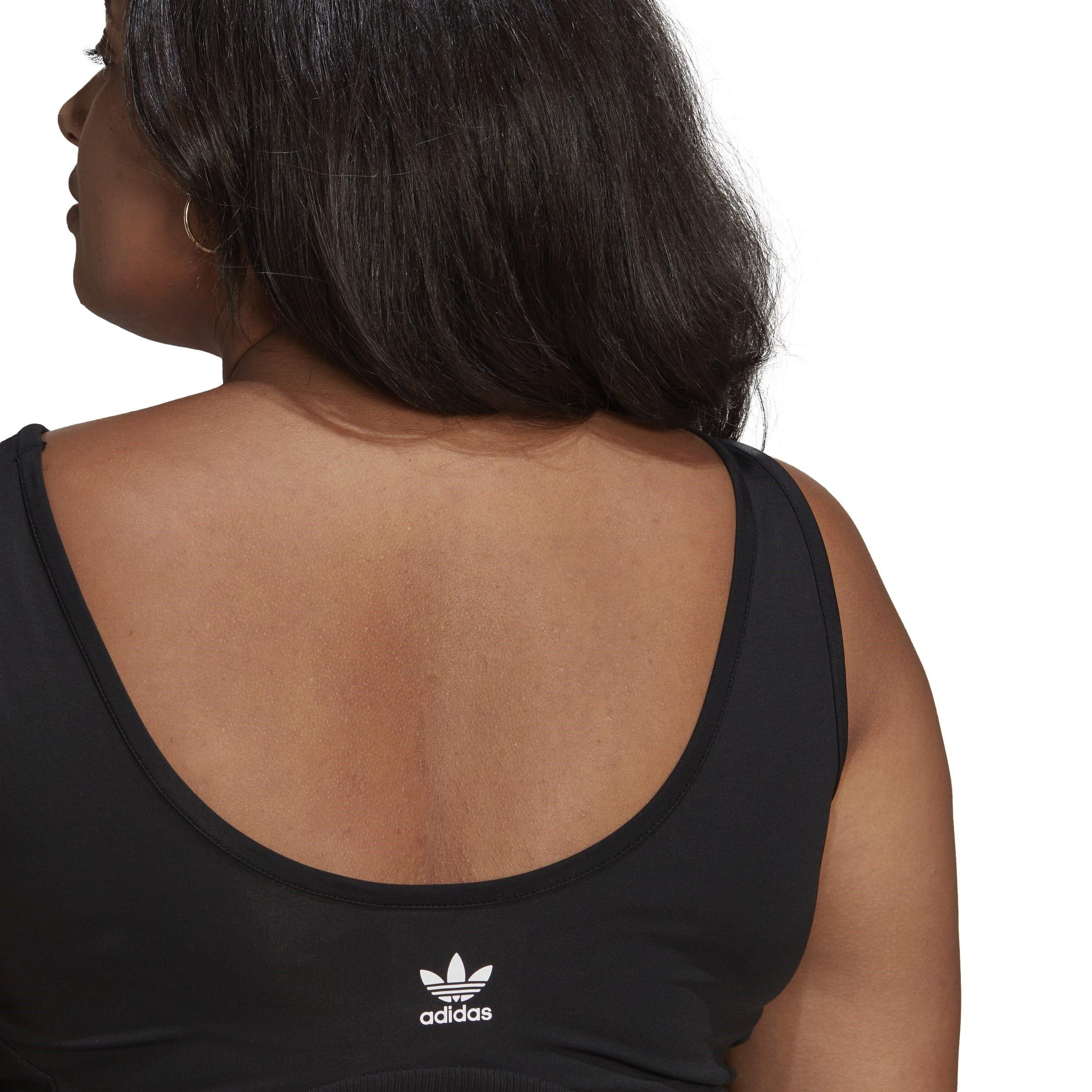 Black - adidas Originals - Women's Rib Cut Out Dress - 6