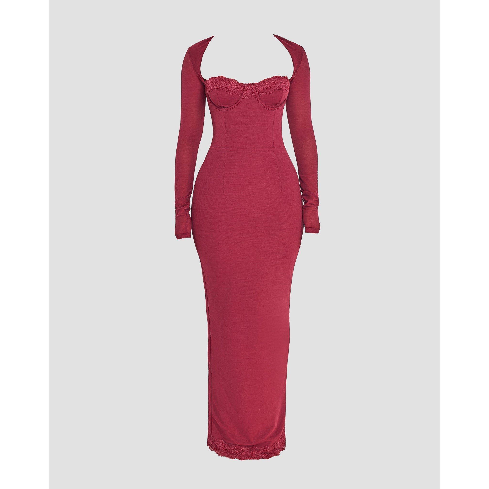 Red - Mars The Label - MTL Bij Maxi Dress Ld61 - 5