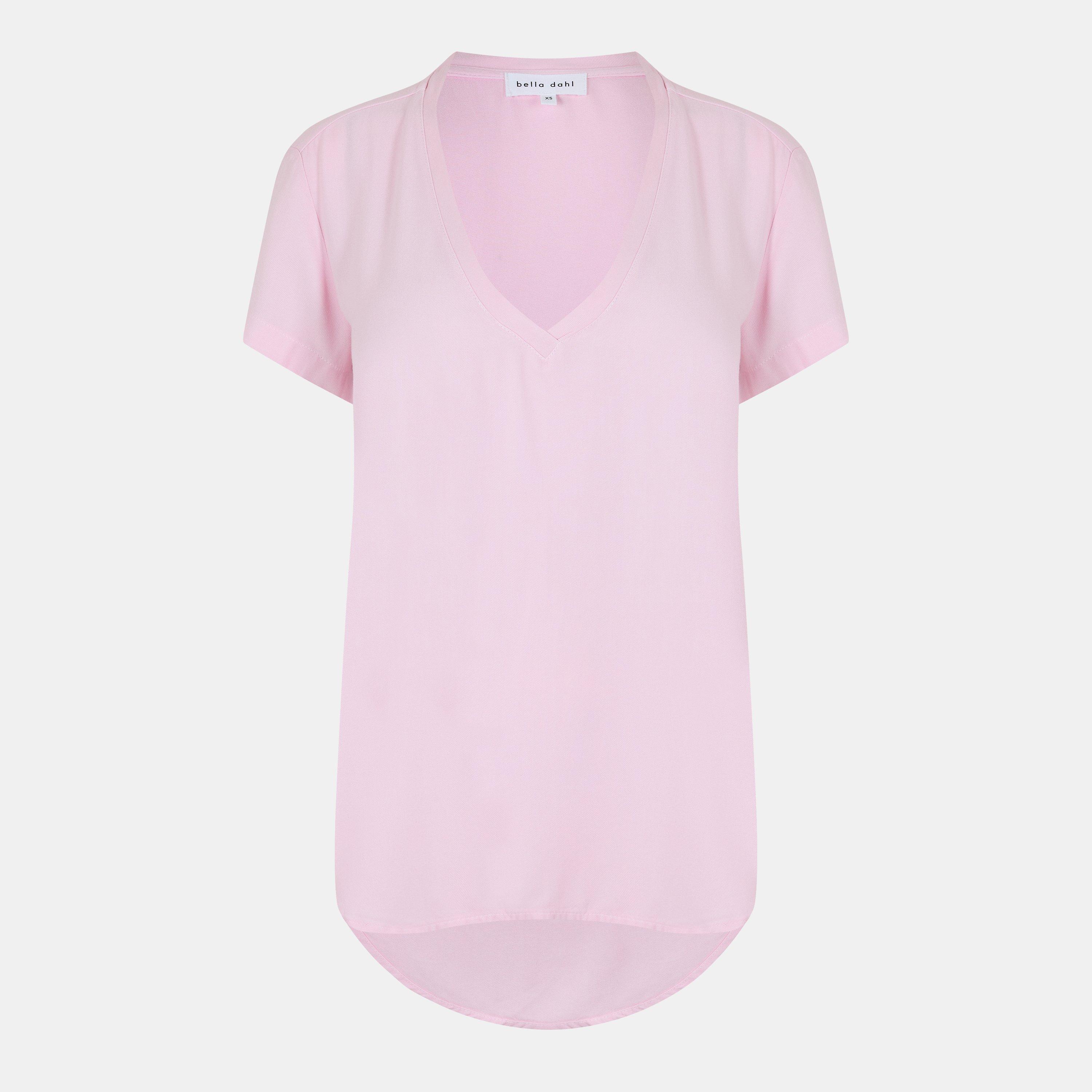 Rose Petal - Bella Dahl - Women's V Neck T-Shirt - 1