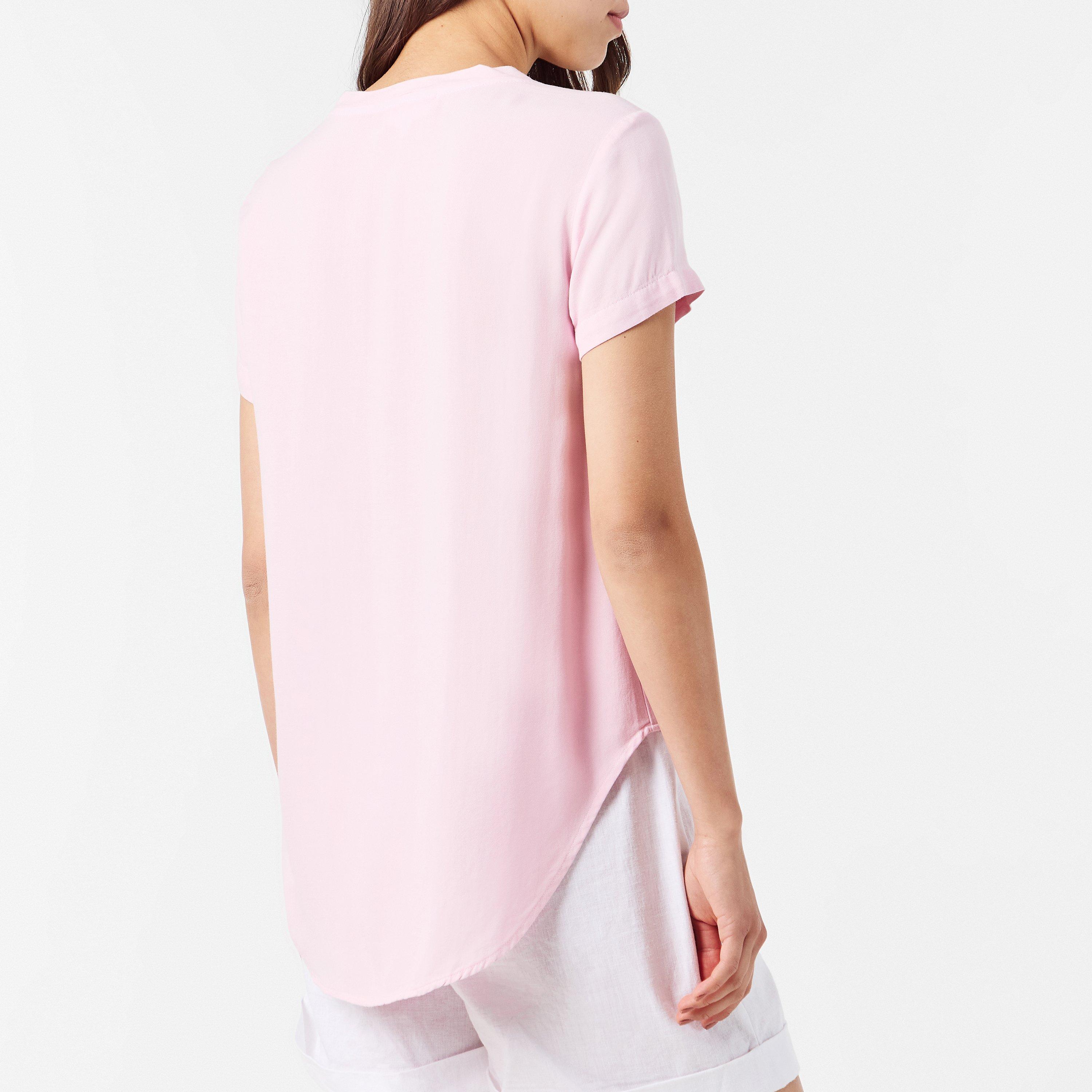 Rose Petal - Bella Dahl - Women's V Neck T-Shirt - 4