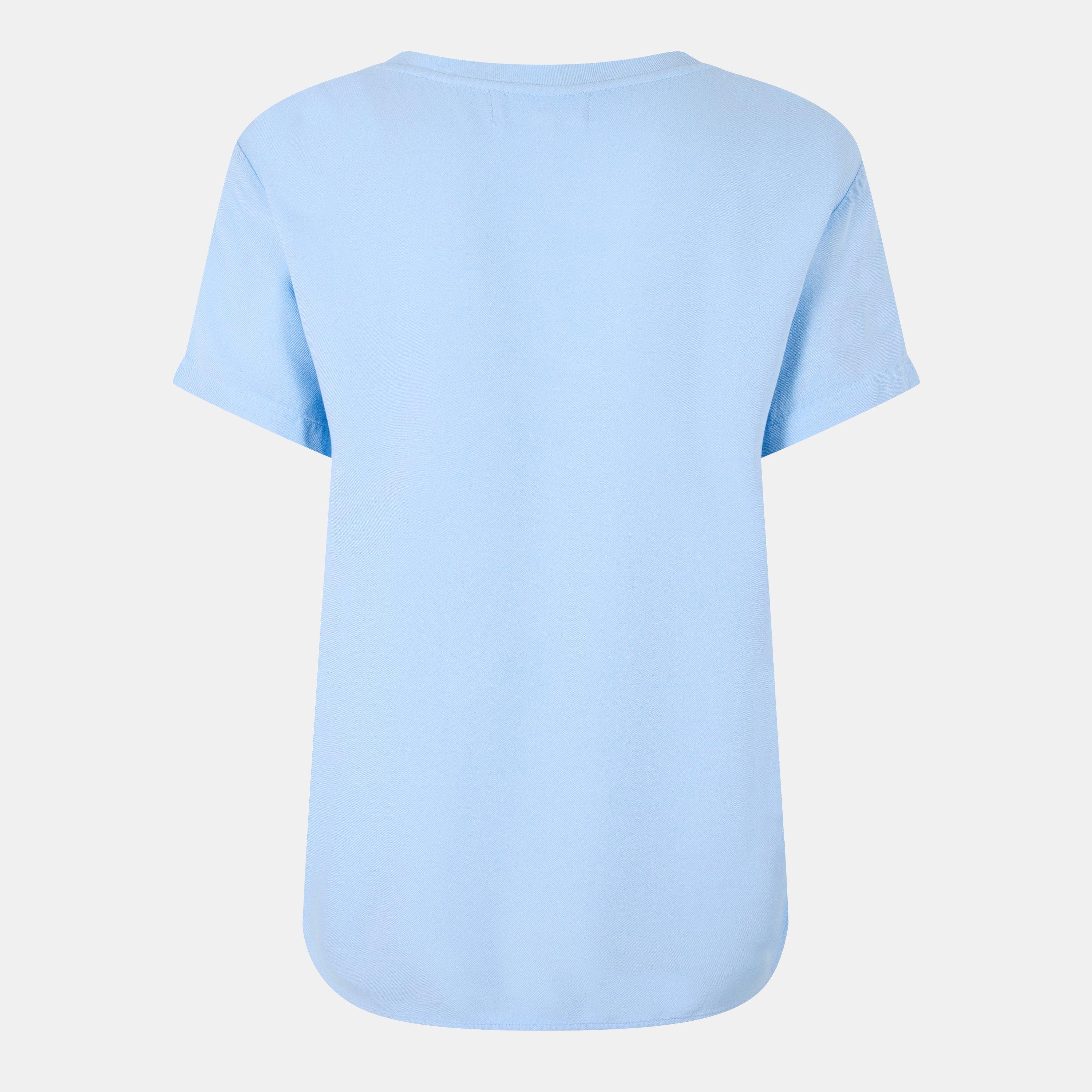 Blue Oasis - Bella Dahl - Women's Regular Fit V-Neck T-Shirt - 2