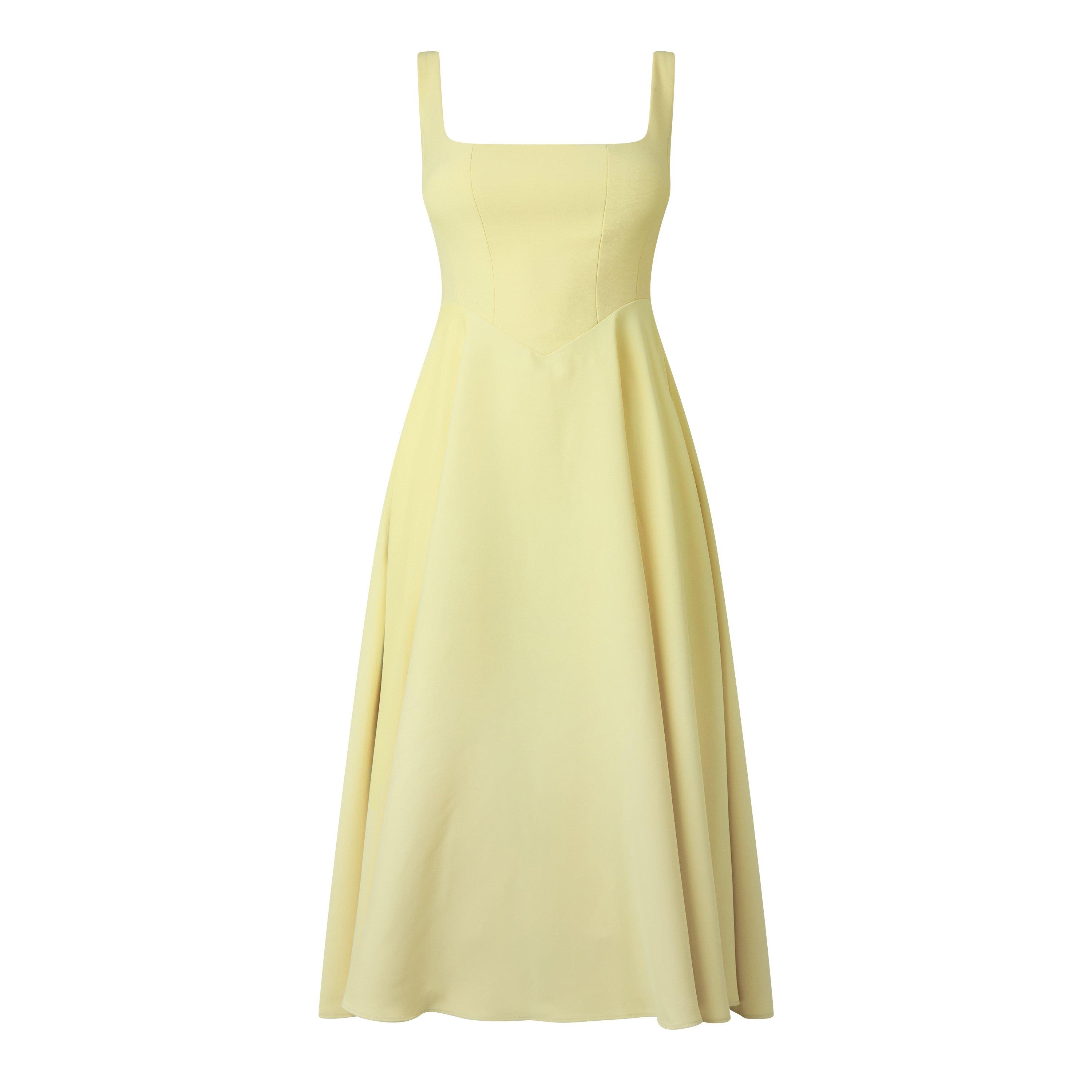 Odd Muse The Ultimate Muse High Waist Square Neck Midi Dress
