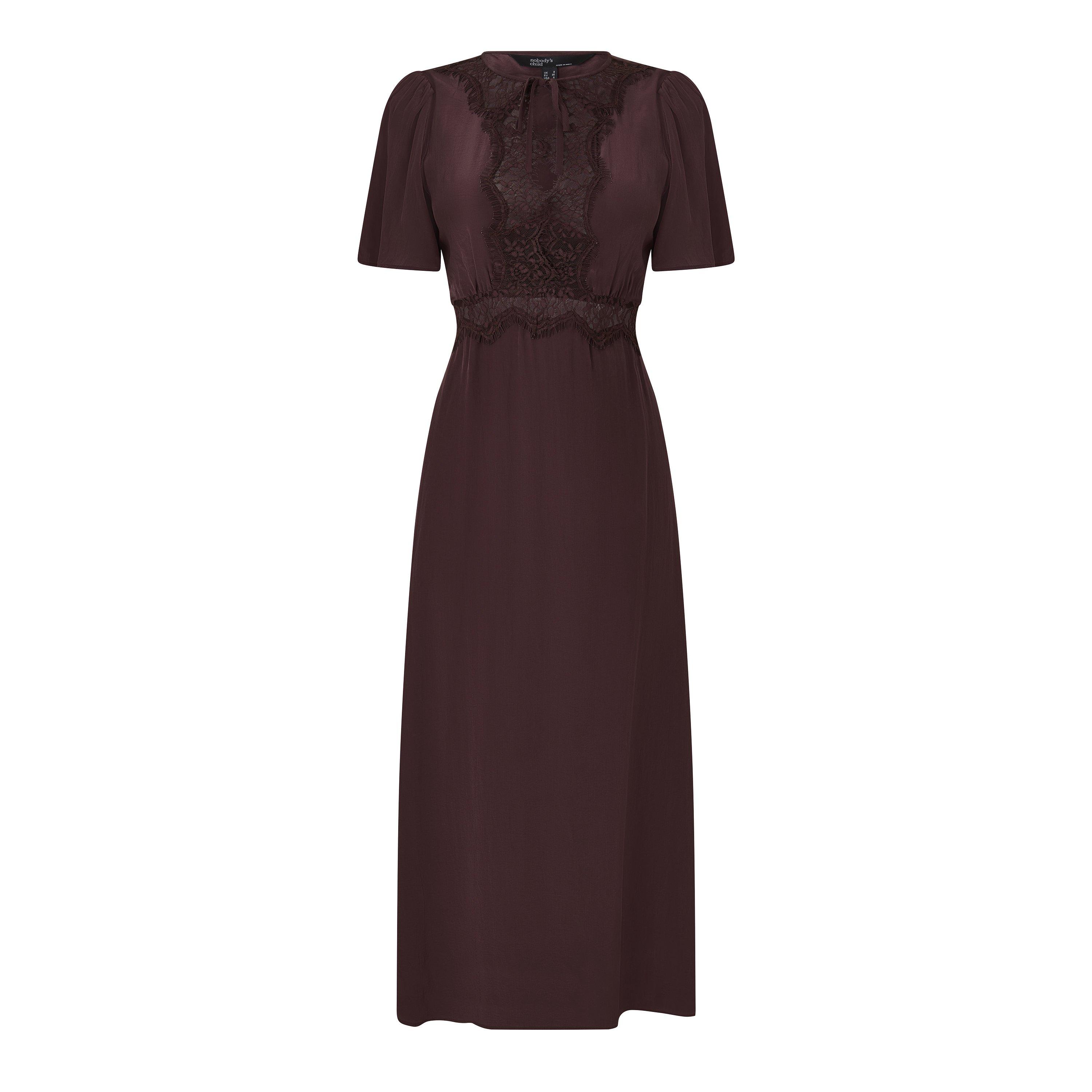 Nobodys Child Women's Wynn Midi Dress - Brown - 10 (S)