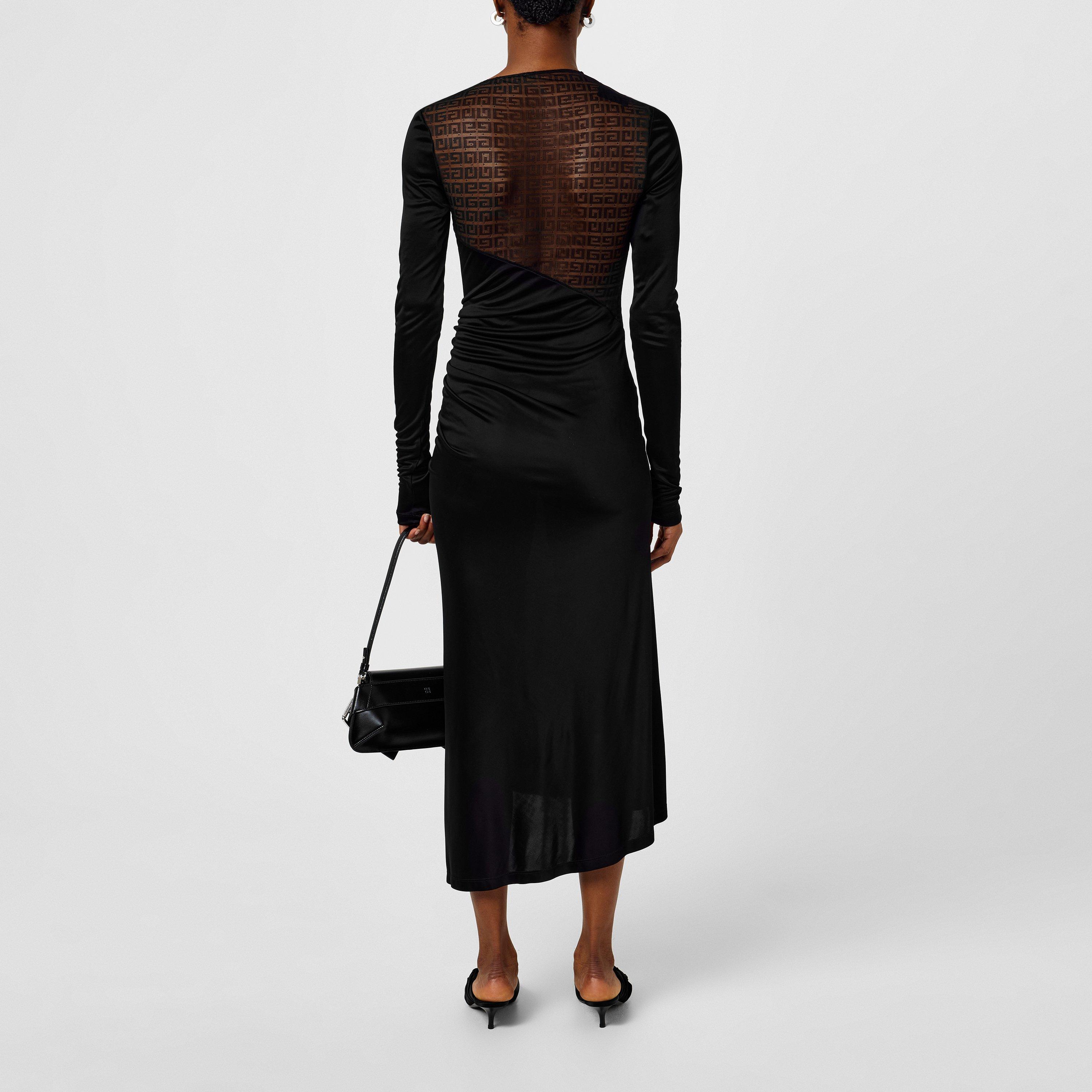 Black - GIVENCHY - 4g Draped Dress - 3
