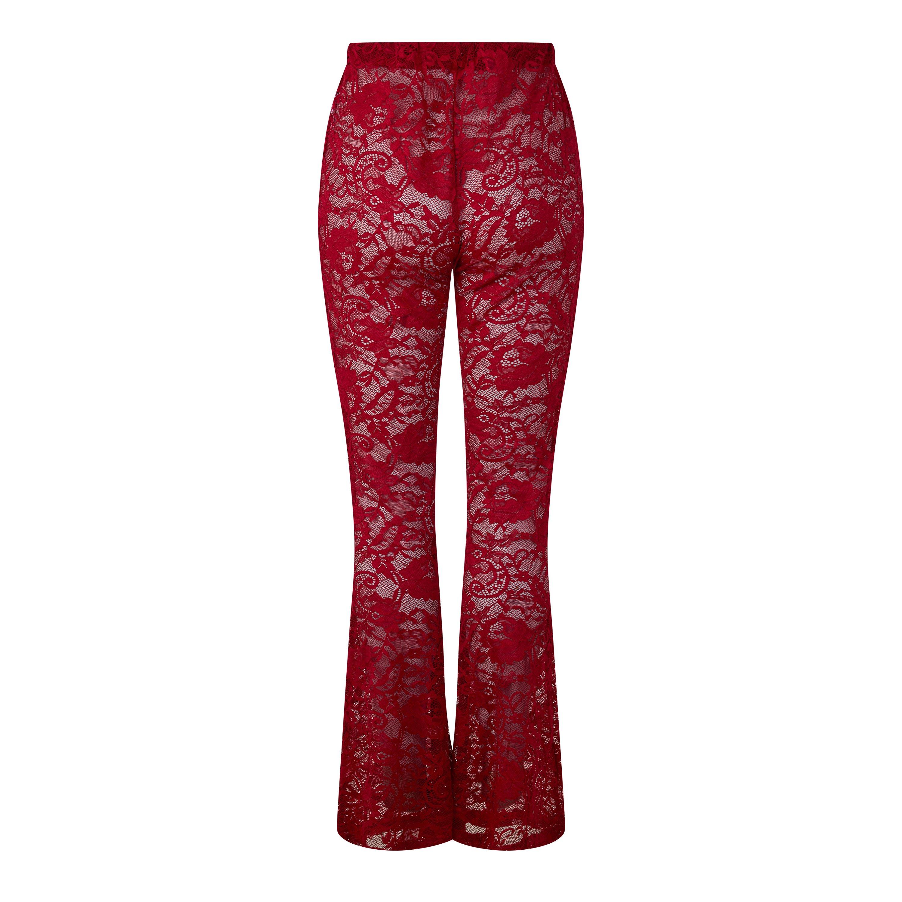 Red - Never Fully Dressed - Never Red Lace Trous Ld64 - 2