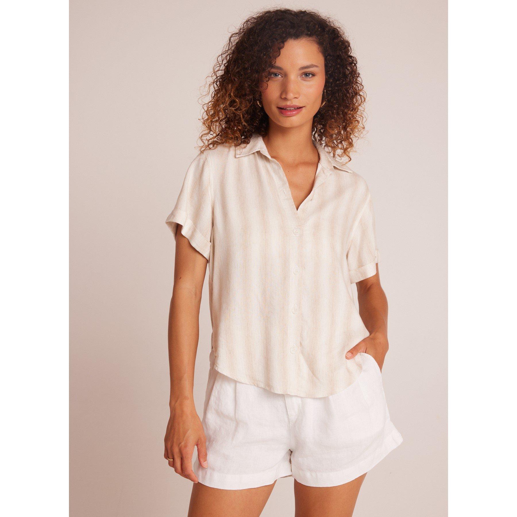 Playa Sierna - Bella Dahl - Women's Short-Sleeve Plain Shirt - 2
