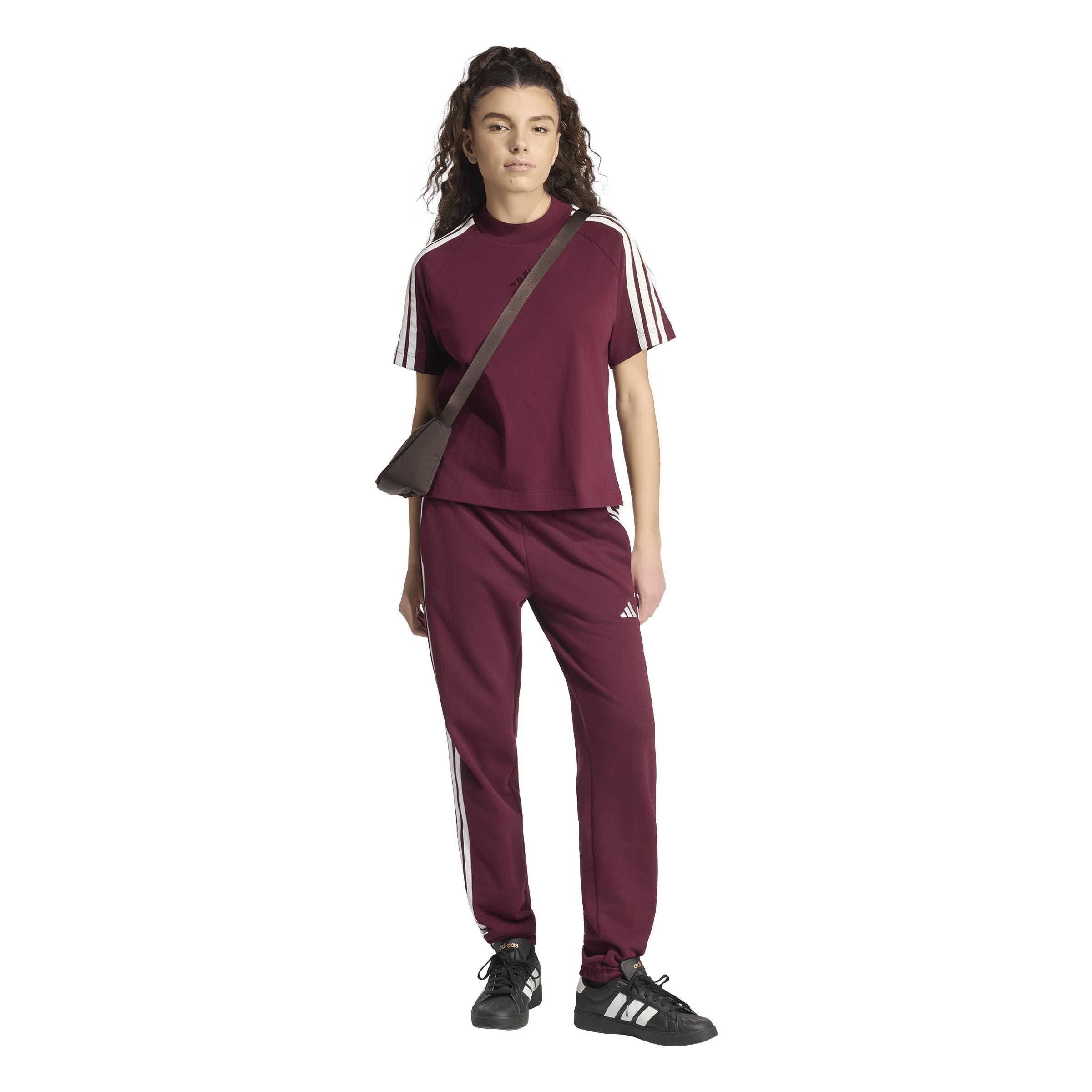 Maroon/White - adidas - Women's T-Shirt - 6