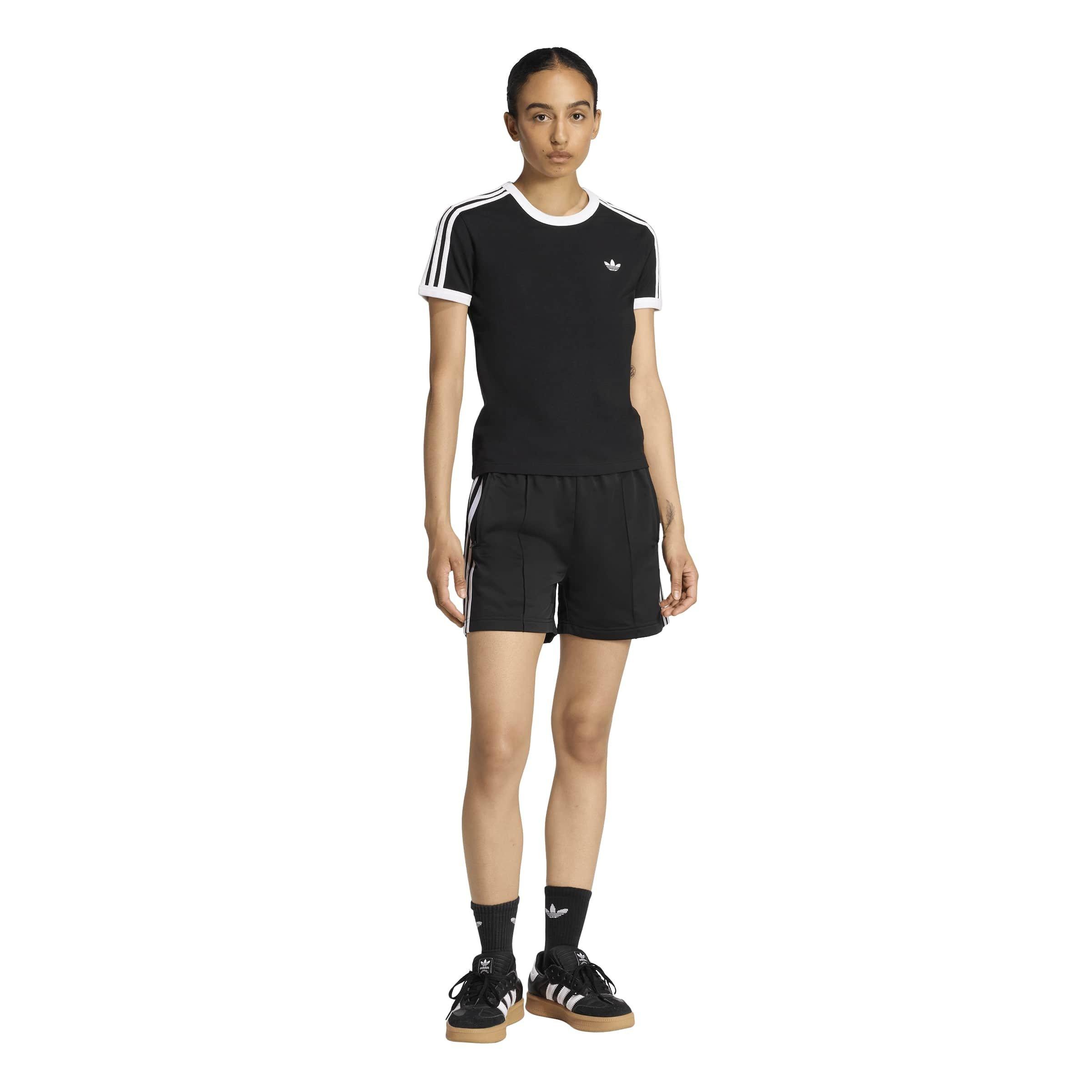Black/White - adidas Originals - adidas 3 Stripes Slim Tee - 6