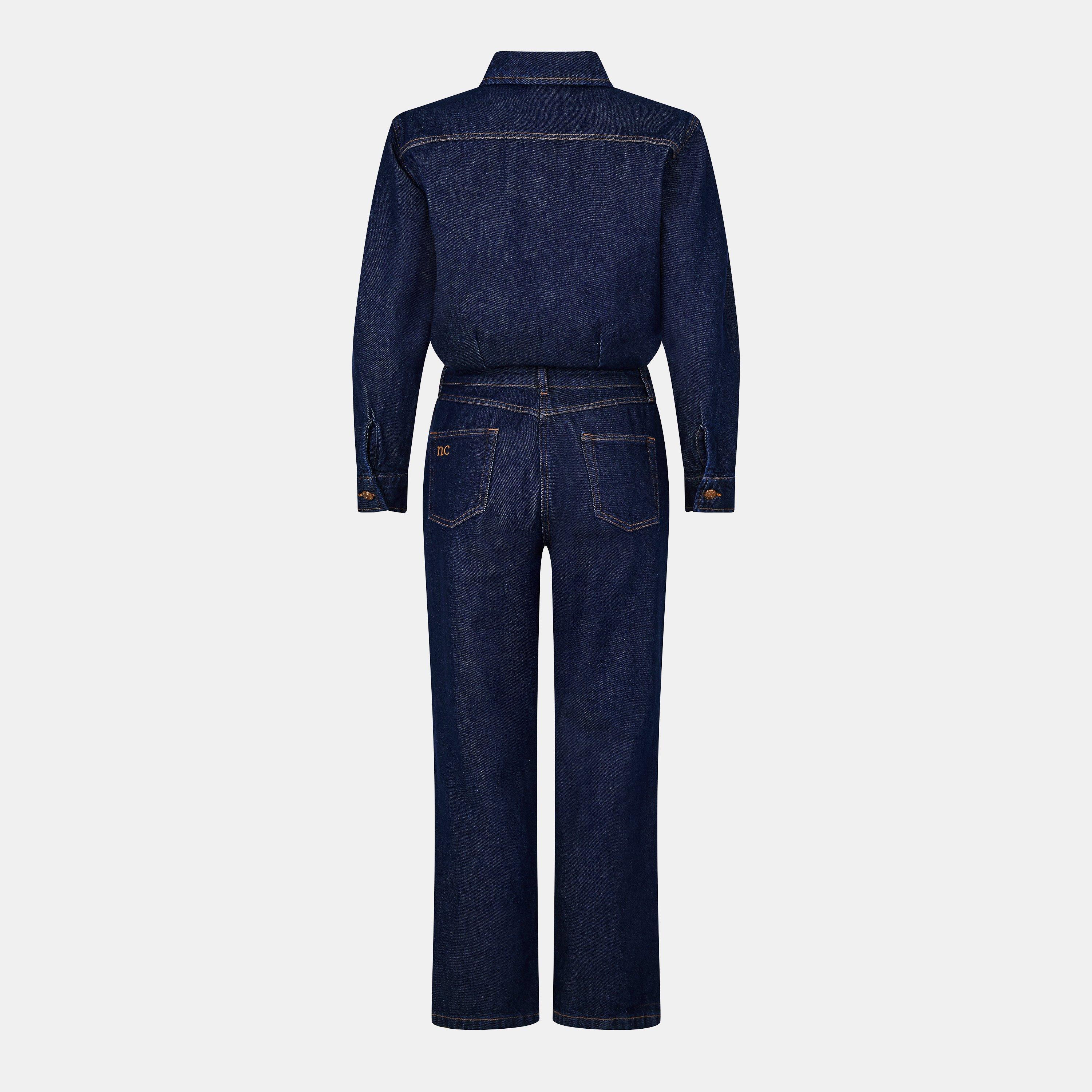 Blu - Nobodys Child - Women's Denim Boiler Jumpsuit - 2