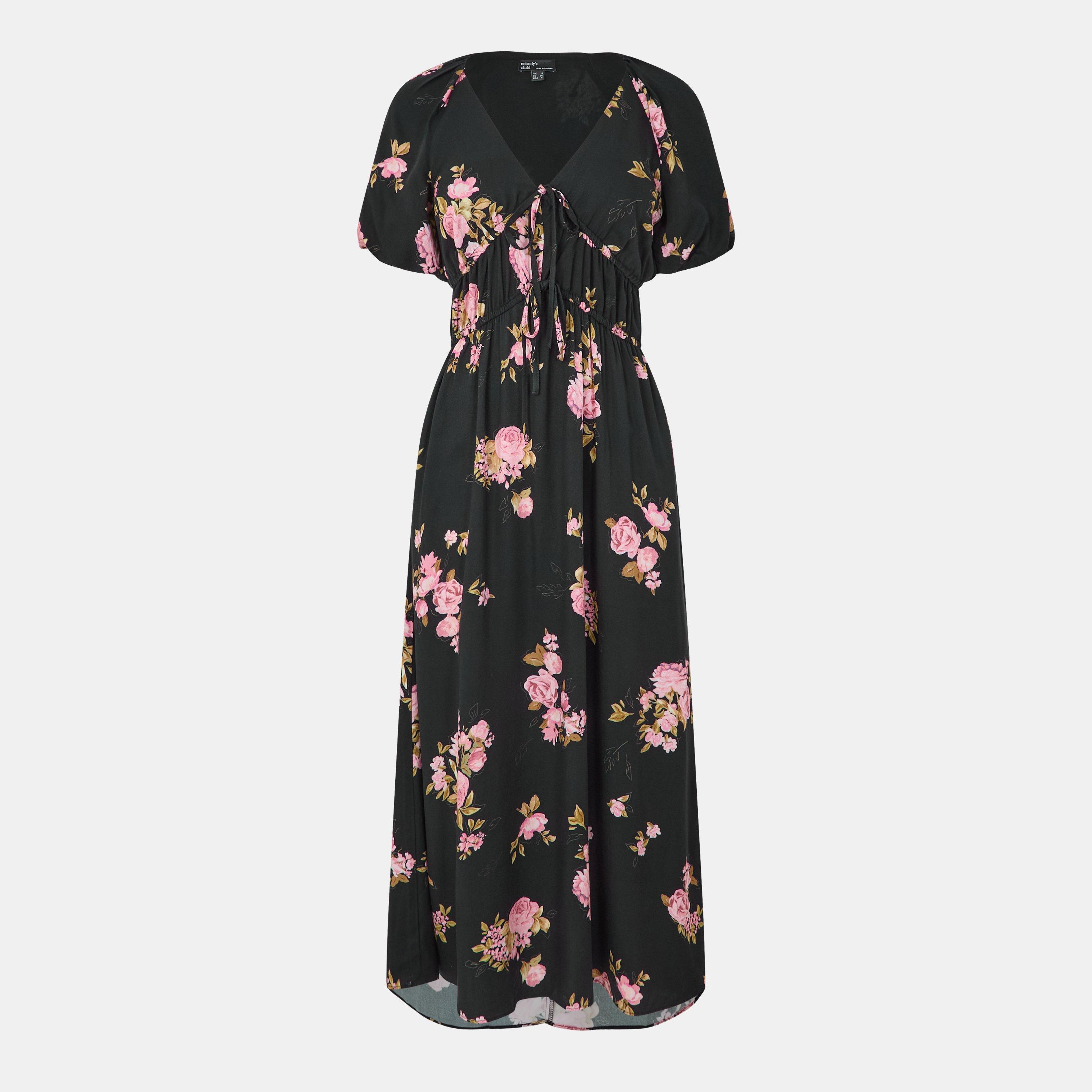 Nobodys Child Women's Floral Cory Midi Dress -  - 8 (XS)